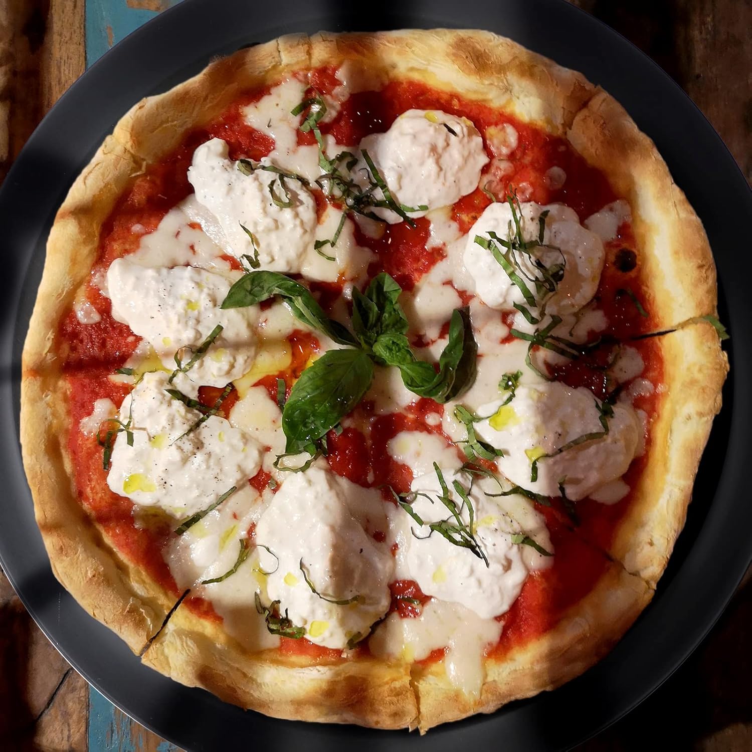 10 Inch Perforated Pizza Pan with Holes - Aluminum Alloy Round Vented Pizza Crisper Pan for Oven - Pizza Baking Tray for Home Kitchen