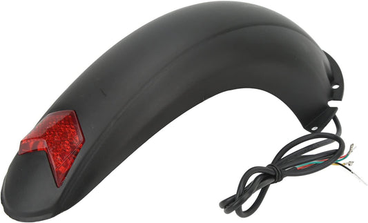 10 Inch Red Light Electric Scooter Rear Mudguard with Lamp - Replacement Accessory for Topyond Scooter