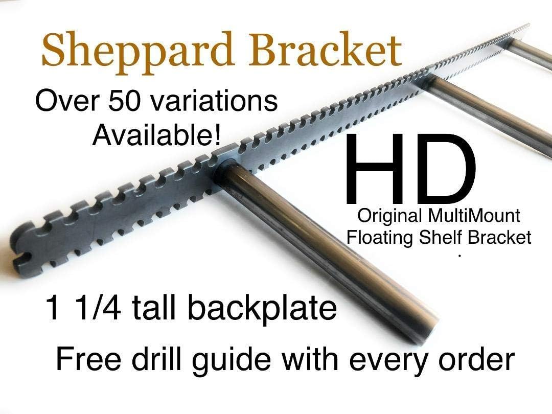 10 Inch SB Sheppard Brackets Floating Shelf Brackets - Easy Install & Heavy Duty