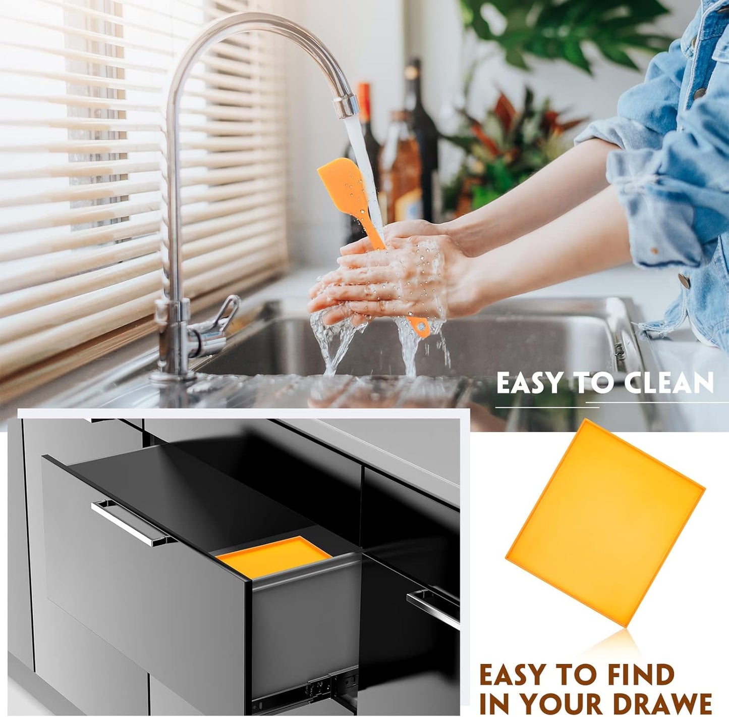 10 Mesh Dehydrator Mats & 8 Silicone Dehydrator Sheets with Edge - Non Stick Fruit Leather Trays & Accessories