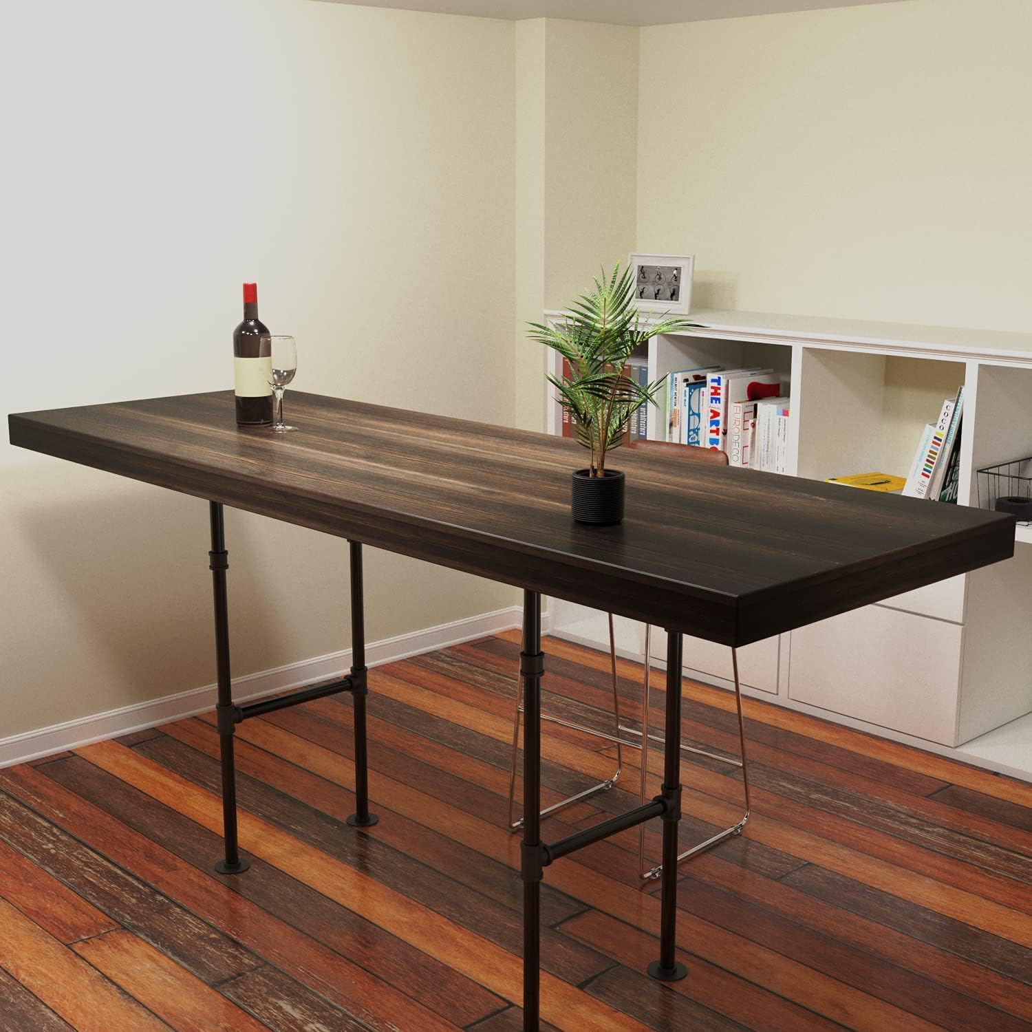 10 Pack 1/2" Malleable Cast Iron Pipe Flange for Threaded Black Pipes - Industrial Flanges for DIY Steampunk Projects