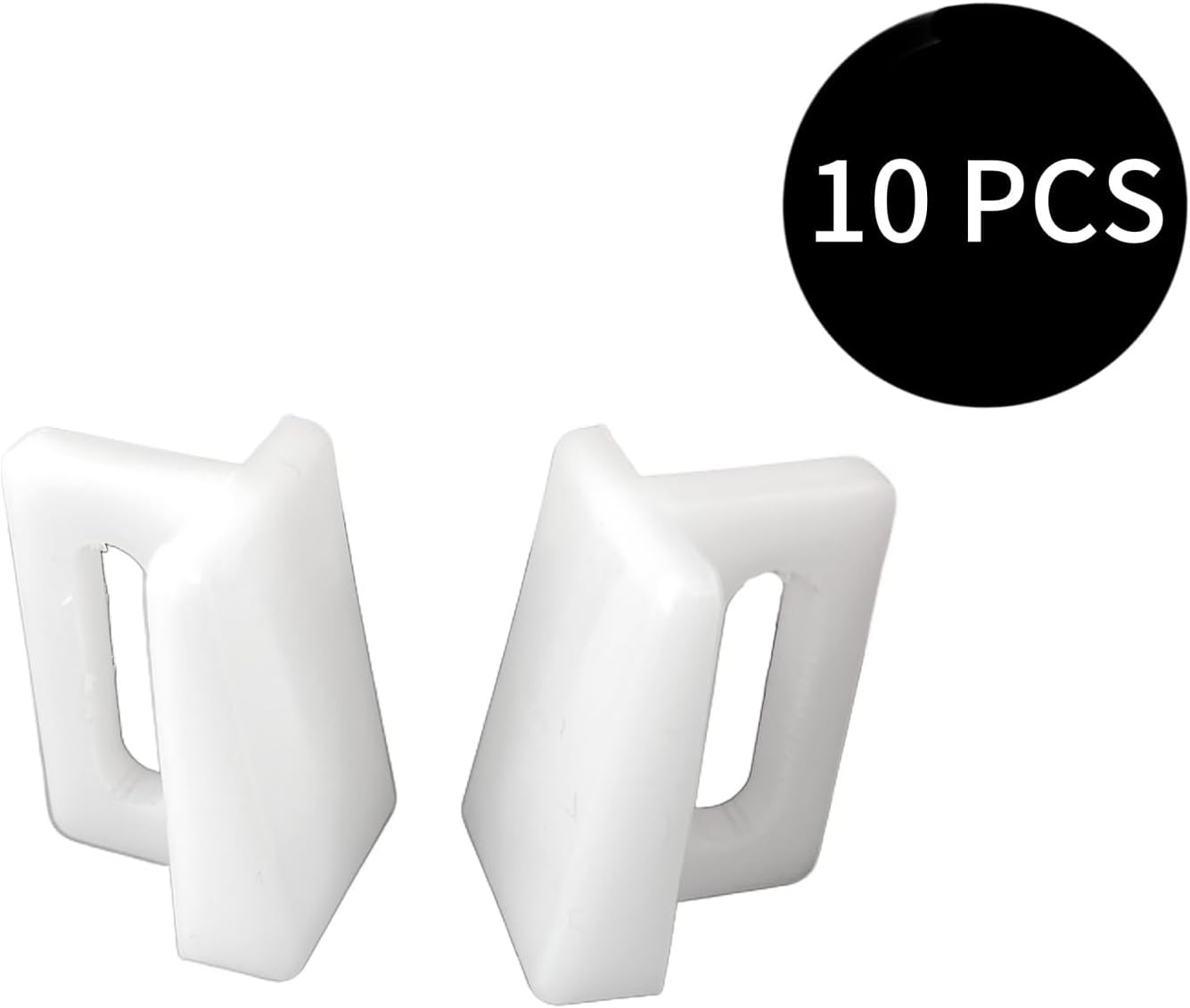 10 Pack CAMGJORT N 6950 Pocket Door Guide - Bottom Guide 1.125 Inch, Jamb Mounted