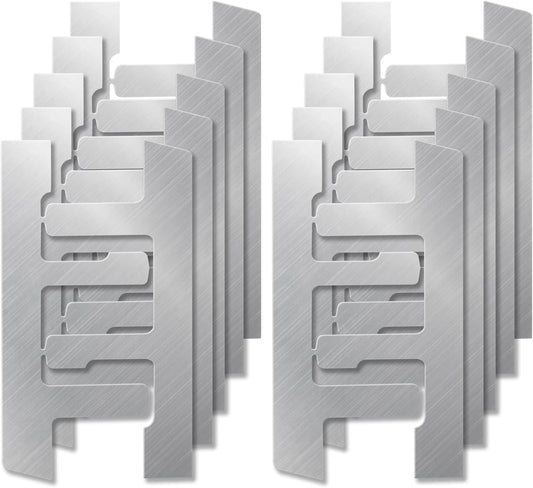 10 Pack Jicoyin Electrical Box Mounting Straps for Old Work Switch Boxes with Plaster Ears