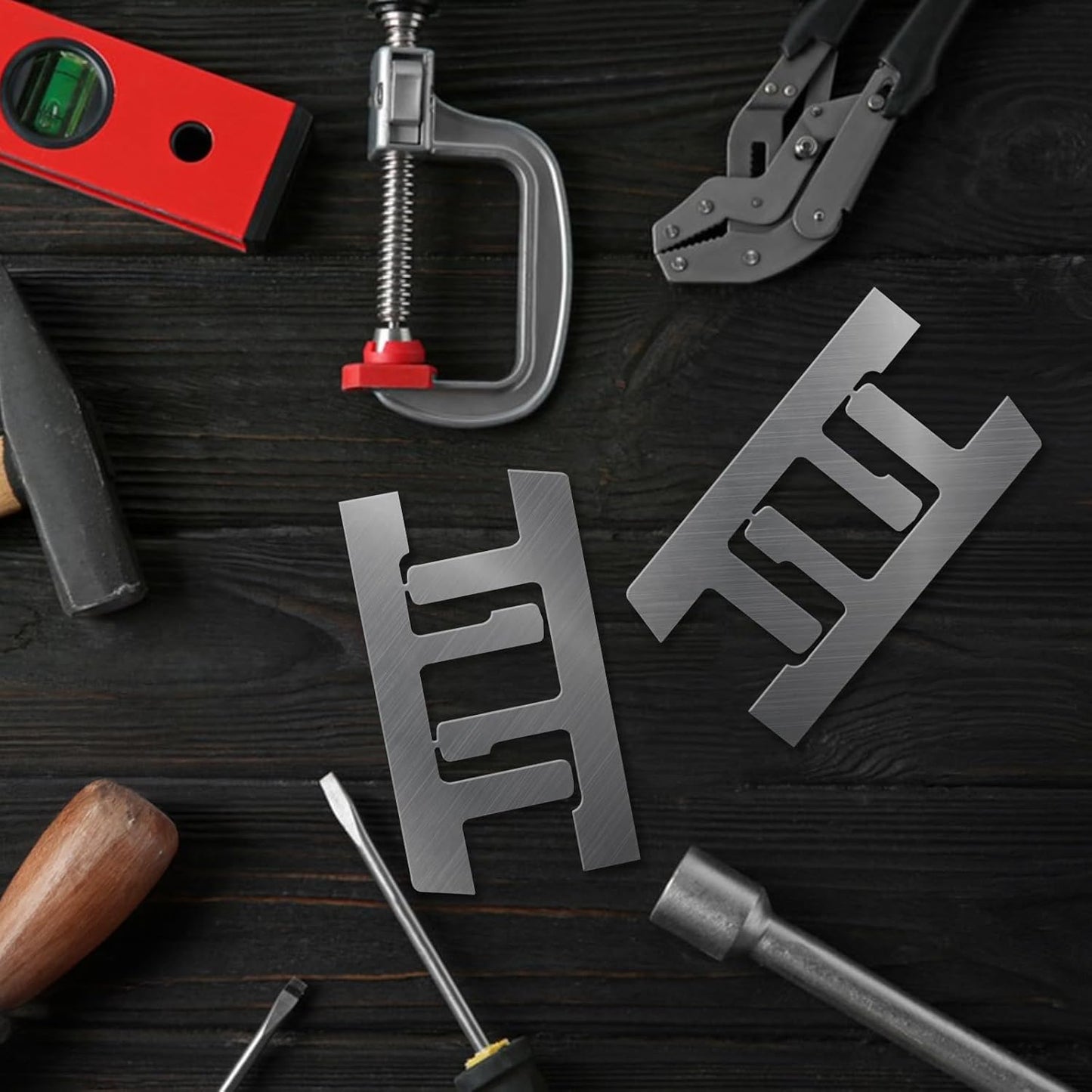 10 Pack Jicoyin Electrical Box Mounting Straps for Old Work Switch Boxes with Plaster Ears