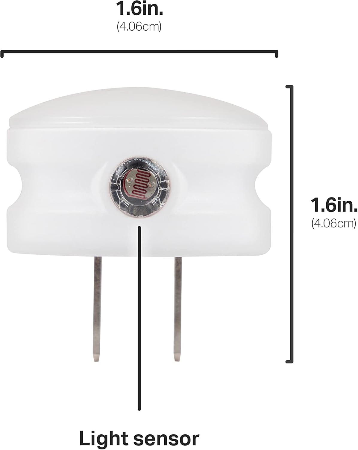 10 Pack Mini LED Night Lights with Dusk to Dawn Sensor for Bedroom, Bathroom, Nursery, Hallway, Kitchen - Warm White Ambient Lighting - Compact Plug-In Lights by Night