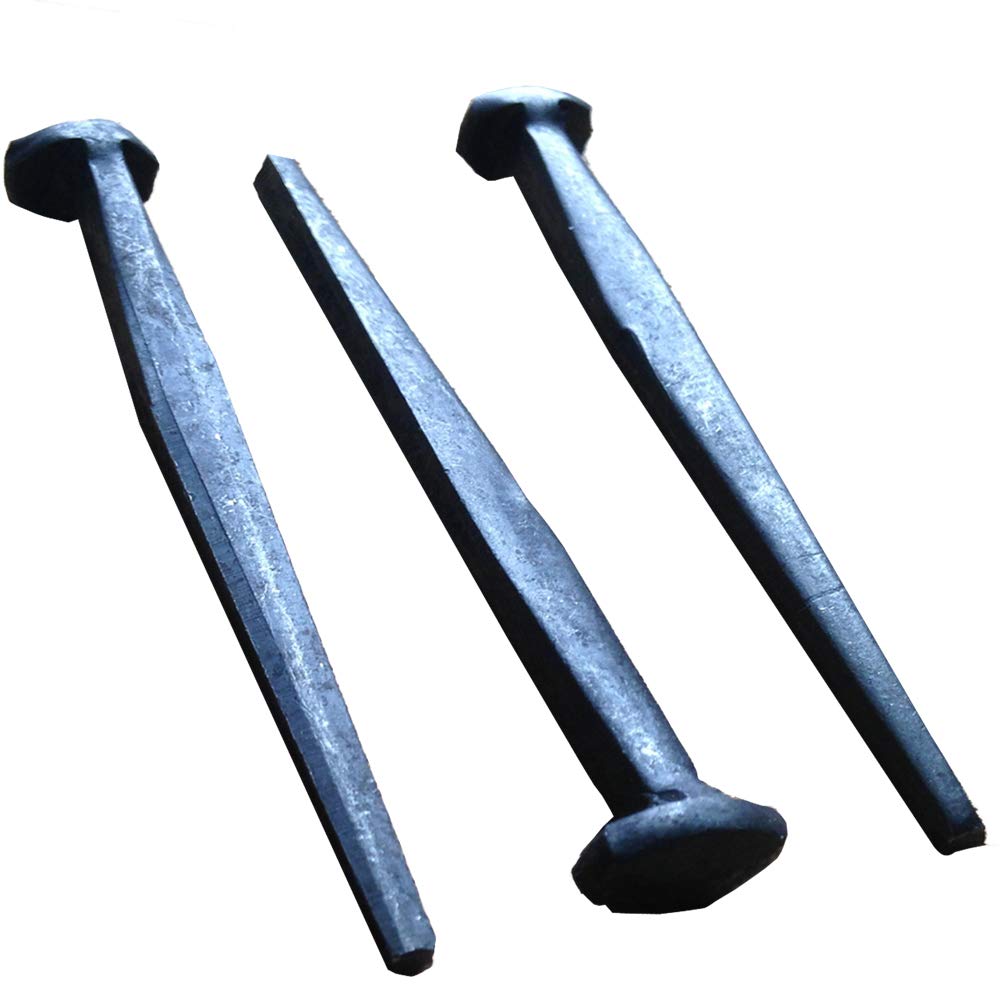 10-Pack of 3" Wrought Head-Rose Head Nails - Antique Hardware Depot