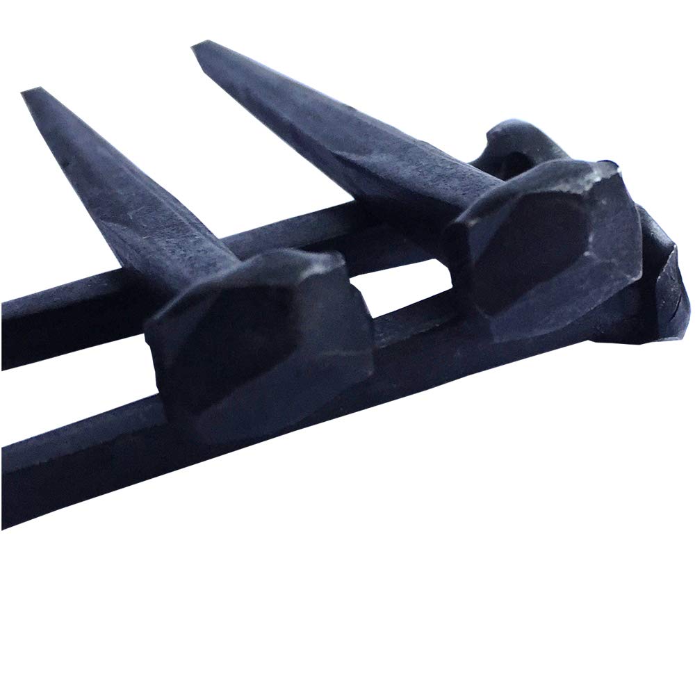 10-Pack of 3" Wrought Head-Rose Head Nails - Antique Hardware Depot