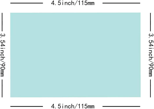 10-Pack Replacement Welding Protective Lenses 4.5" x 3.54" - Transparent Cover Lens Covers