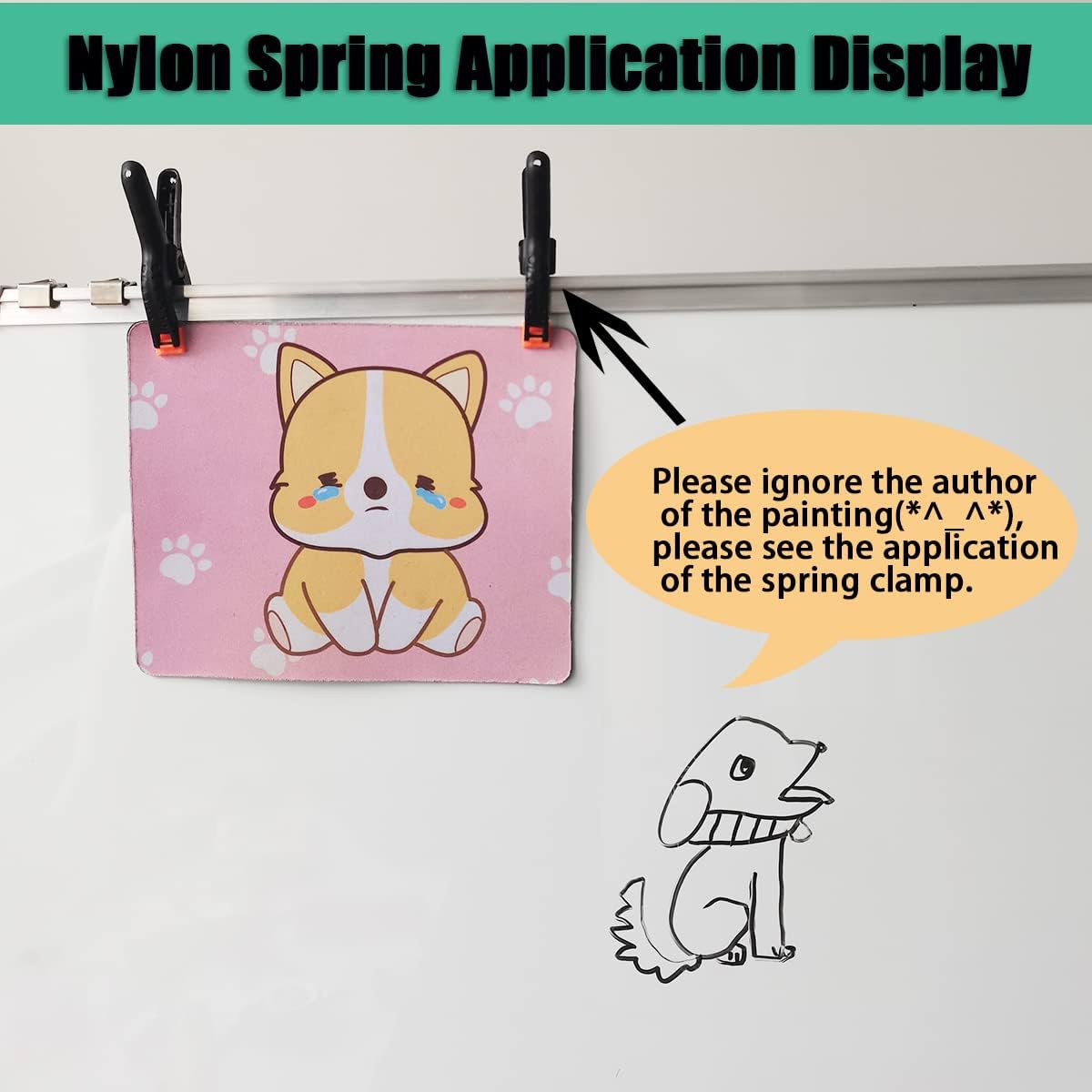 10 Pack Seadasyoon 4.5in Professional Plastic Spring Clamps for Crafts, Backdrop Stand, Photography Studios, Woodworking