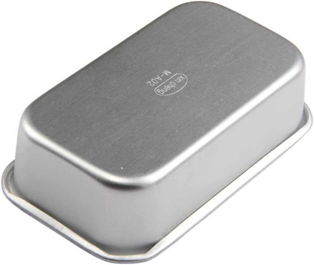 10 Piece Bread Baking Tray Set with Lid - Cheesecake Casserole Dishes, Wire Loaf Pan, Divided Serving Tray - Fryer Oven Loaf Tin Baking Dish - Household Baking Plate Silver