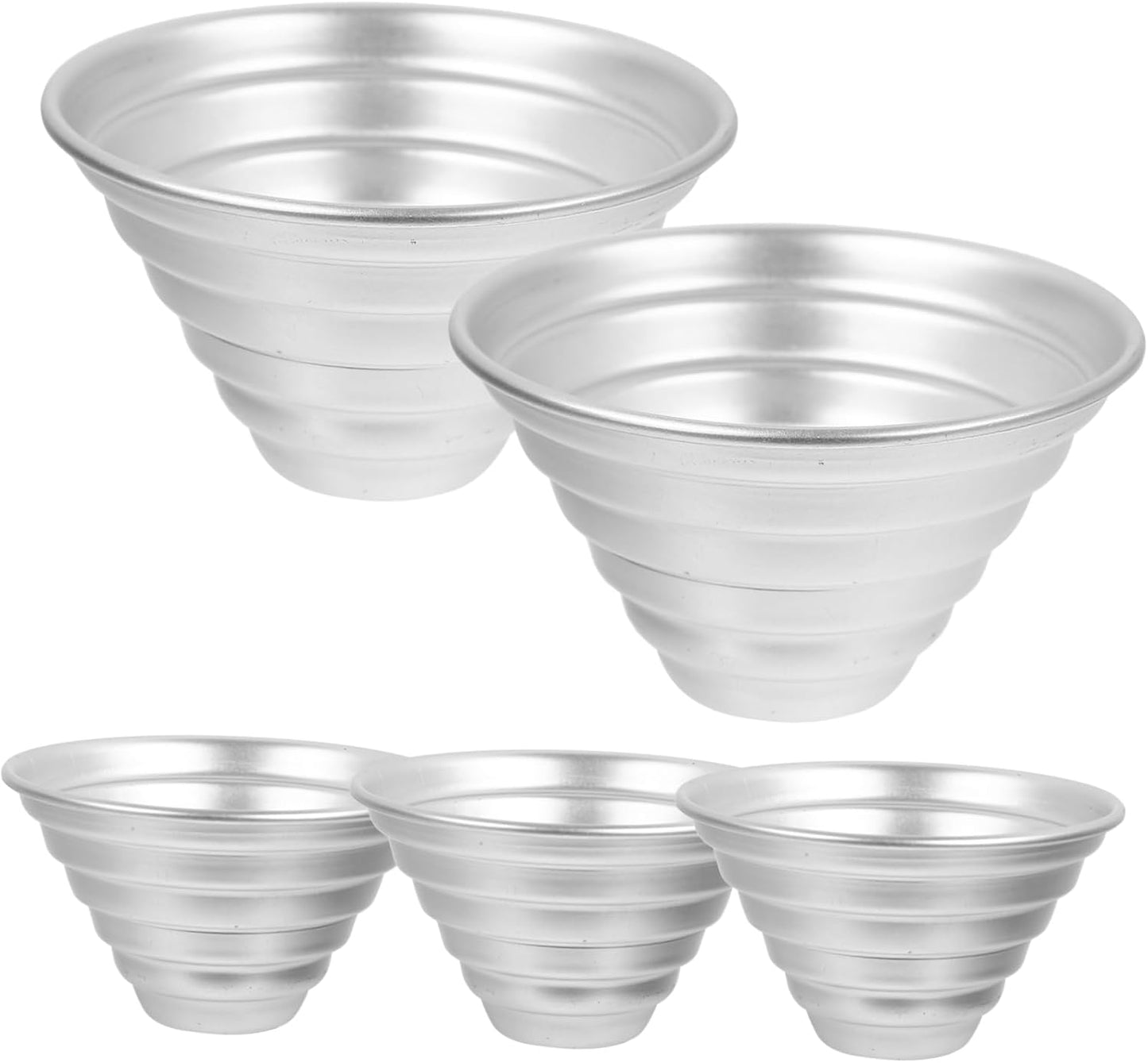 10-Piece Cake Mold Set for Home Baking - Mini Cake Pans, Egg Tart Molds, Pudding Pans - Cheese Cake Mold & Baking Accessory