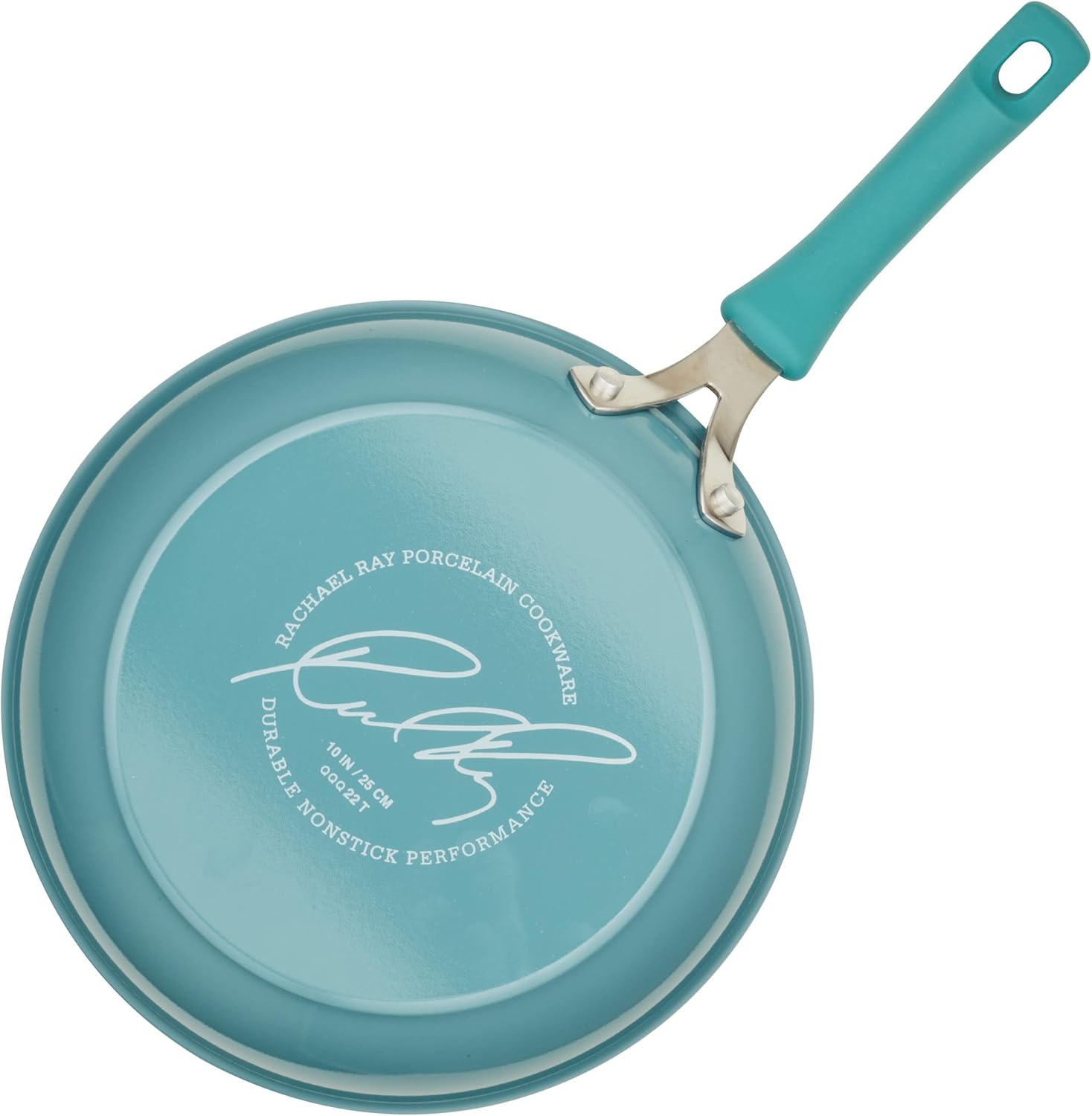 10 Piece Rachael Ray Nonstick Cookware/Pots and Pan Set in Agave Blue - Cook and Create in Style
