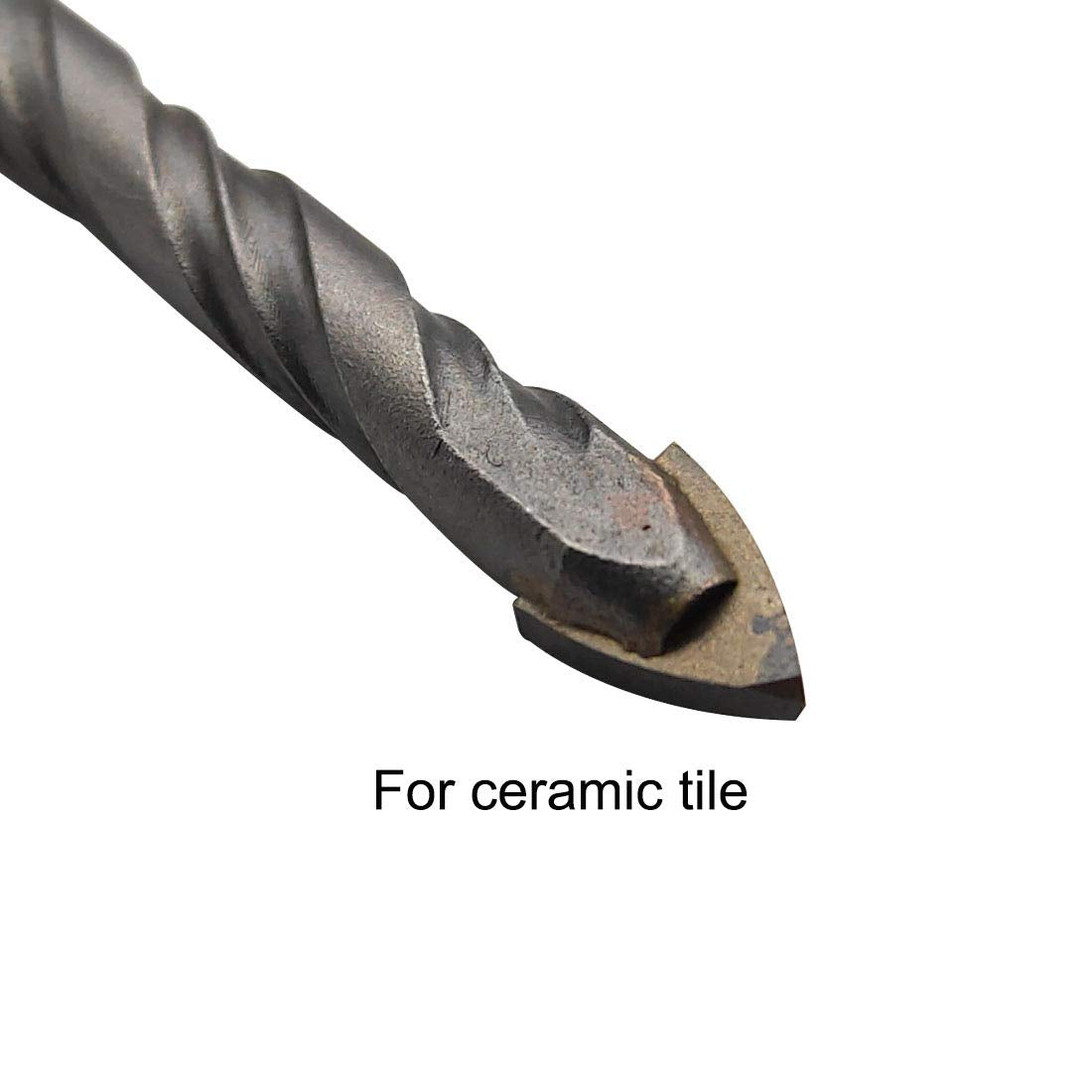 10-Piece Sipery Masonry Drill Bit Set with Tungsten Carbide Hex Shank - Ideal for Drilling in Ceramic Tile