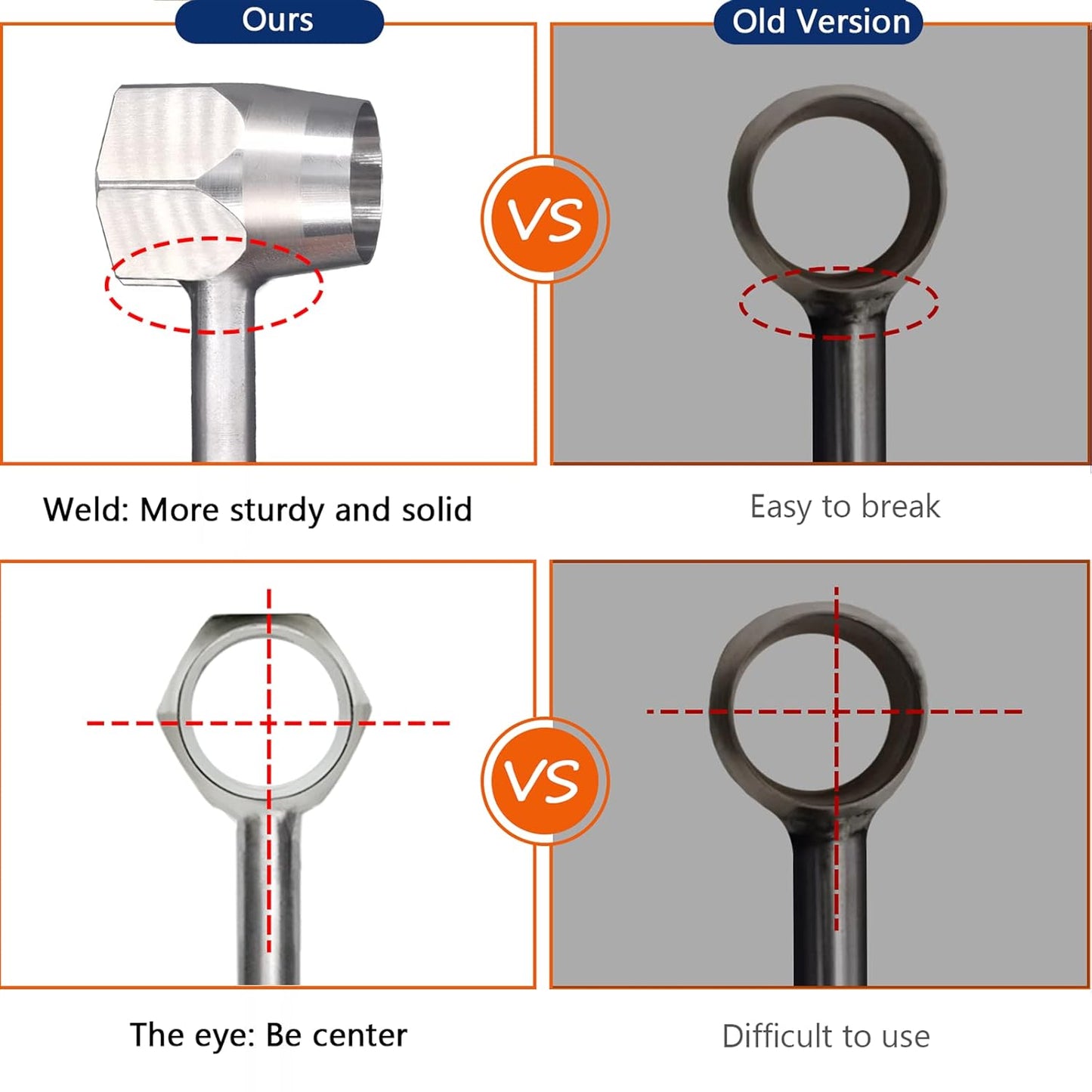 10-Piece Upgrade Wood Auger Drill Bit Set with Hexagon Bushcraft Hand Auger Wrench - Survival Tool Kit by MinliGUY