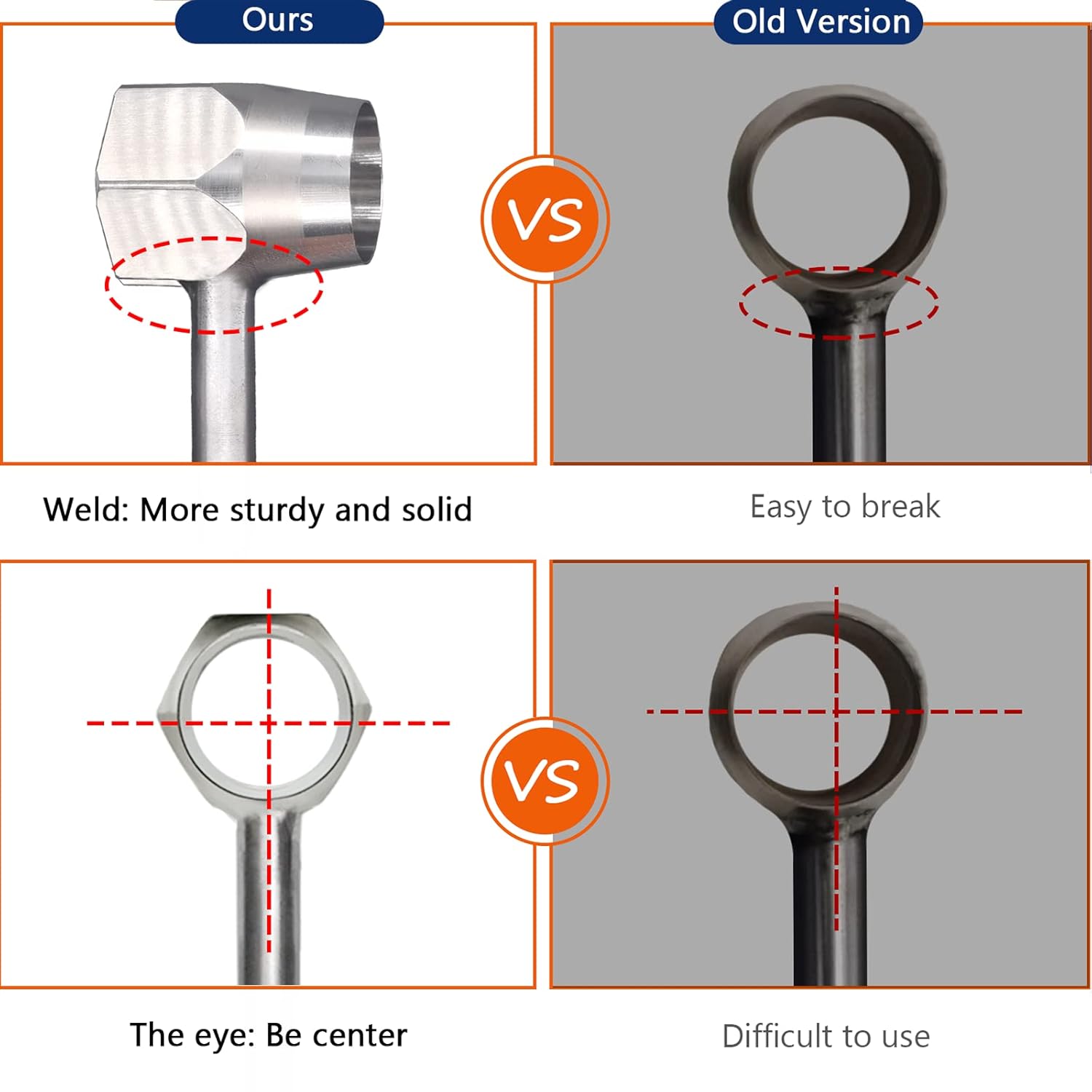 10-Piece Upgrade Wood Auger Drill Bit Set with Hexagon Bushcraft Hand Auger Wrench - Survival Tool Kit by MinliGUY