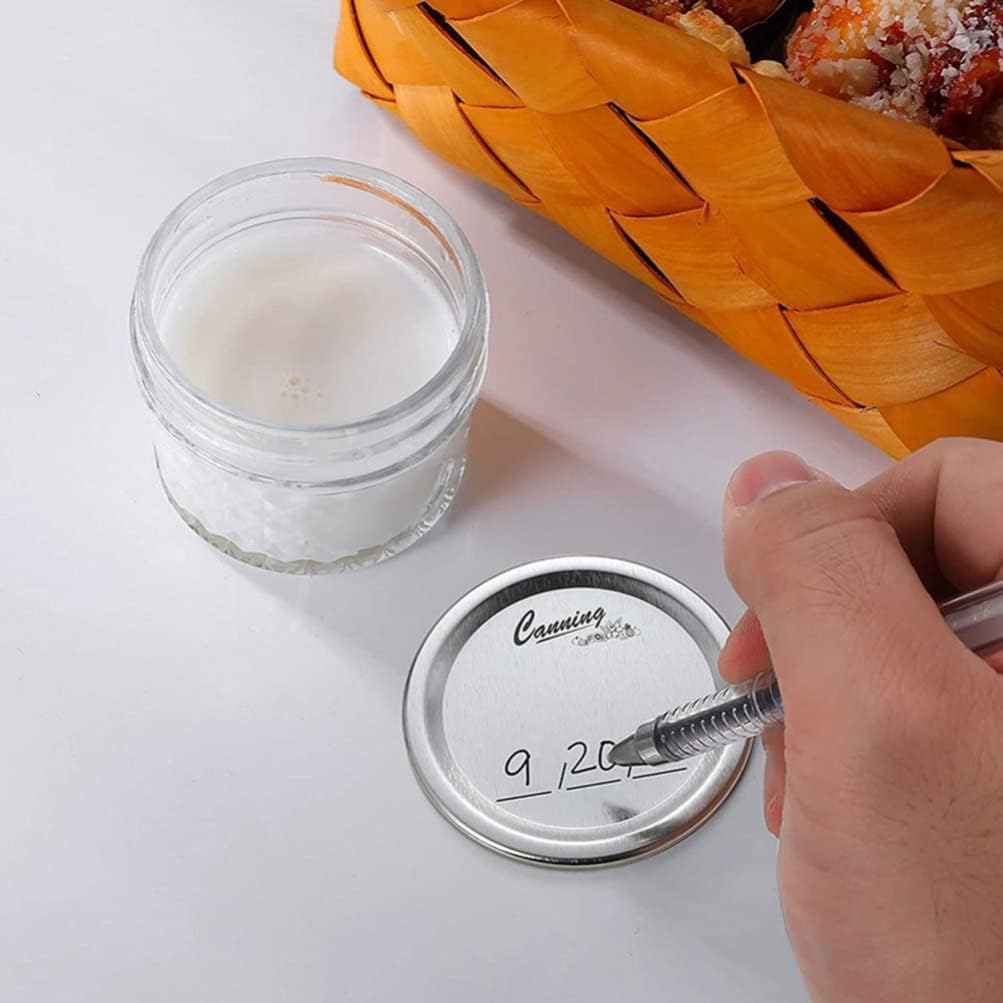 10 Sets Mason Jar Lids - Regular and Wide Mouth Canning Lids - Leakproof and Bulk Canning Supplies