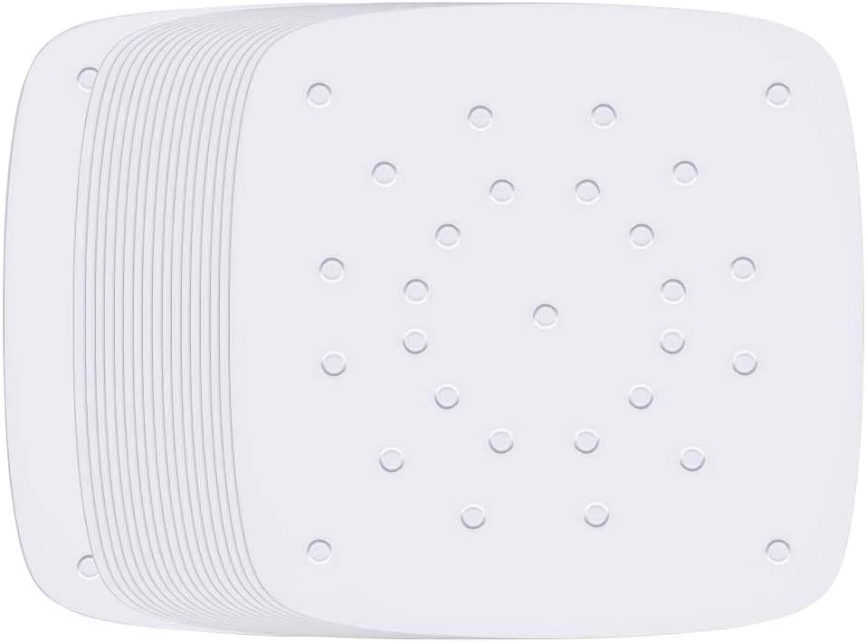 100 Pack 8.5 inch Square Air Fryer Parchment Liners/Bamboo Steamer Papers for Steaming Basket - Various Sizes Available
