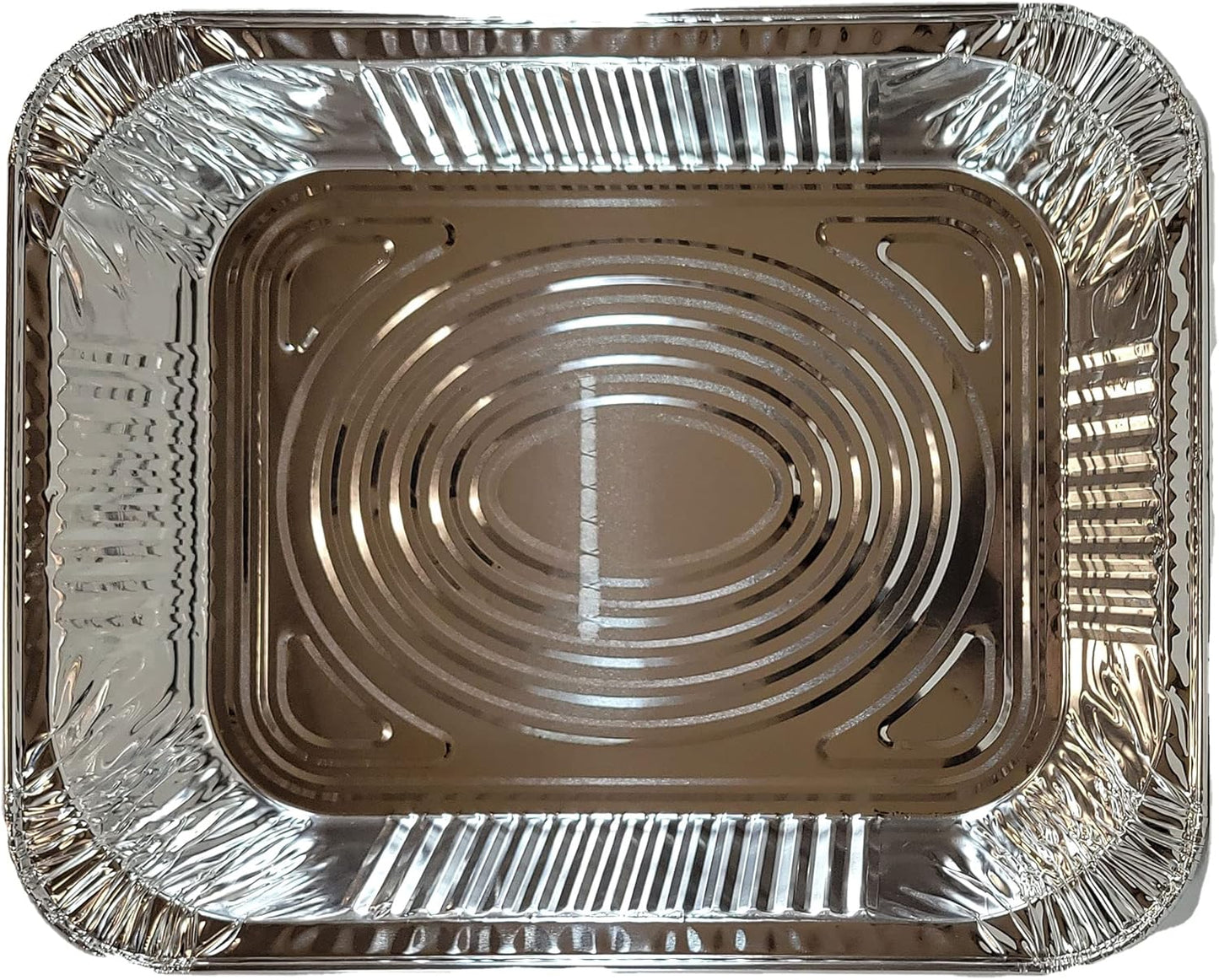 100 Pack of DHG Professional 9"x13" Aluminum Foil Drip Pans for Steam Tables - Half Size Aluminum Trays (No Lids)