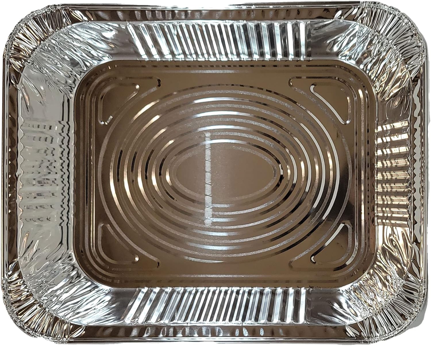 100 Pack of DHG Professional 9"x13" Aluminum Foil Drip Pans for Steam Tables - Half Size Aluminum Trays (No Lids)