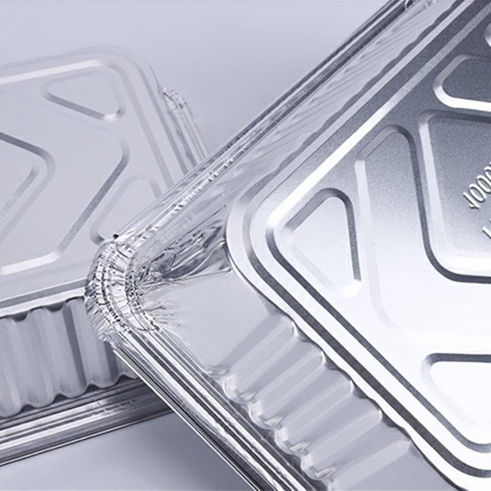 100-Pack Othmro 3.2"x1.5" Round Aluminum Foil Food Containers - 100ml Disposable Takeout Pans for Cooking, Baking, Heating, and Storing