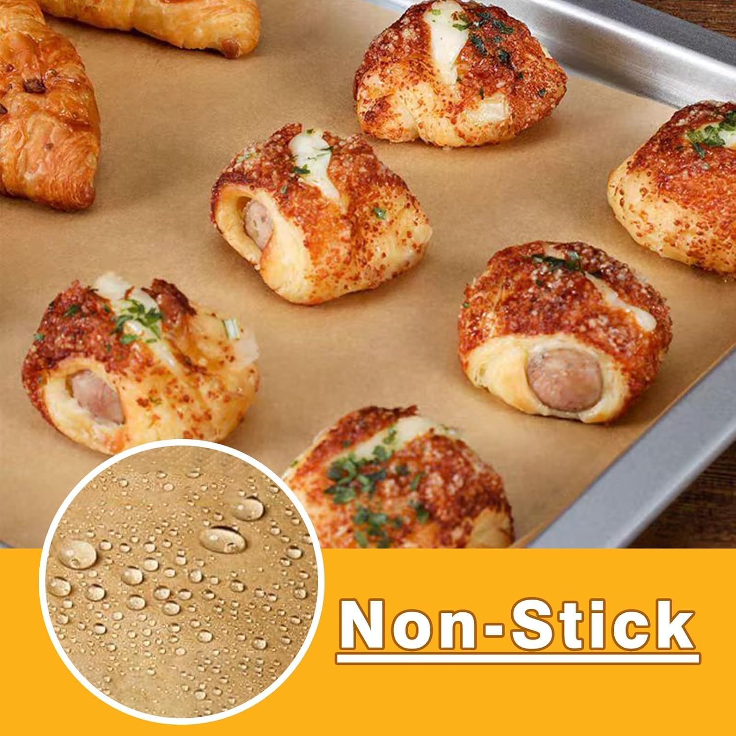 100 PCS Unbleached Air Fryer Liners for Breville BOV900BSS - Compatible with Breville the Smart Oven Air Fryer Pro, Includes 4 Oven Liners