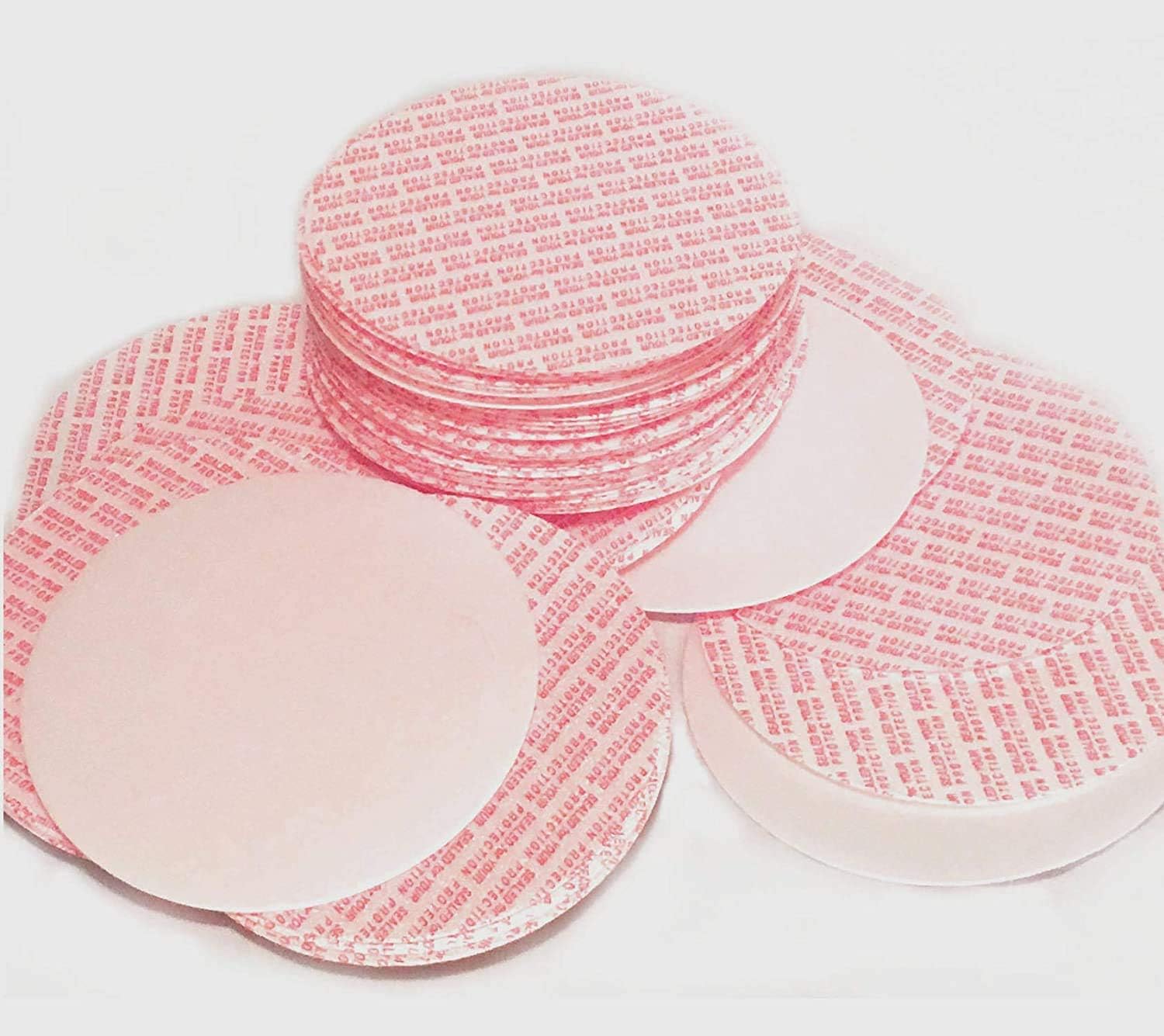 1000 Advanced Girl Pressure Sensitive Torque Cap Seals Liners - 70mm (2.75") USA Made - for Regular Mouth Glass & Plastic Ball Mason Jars