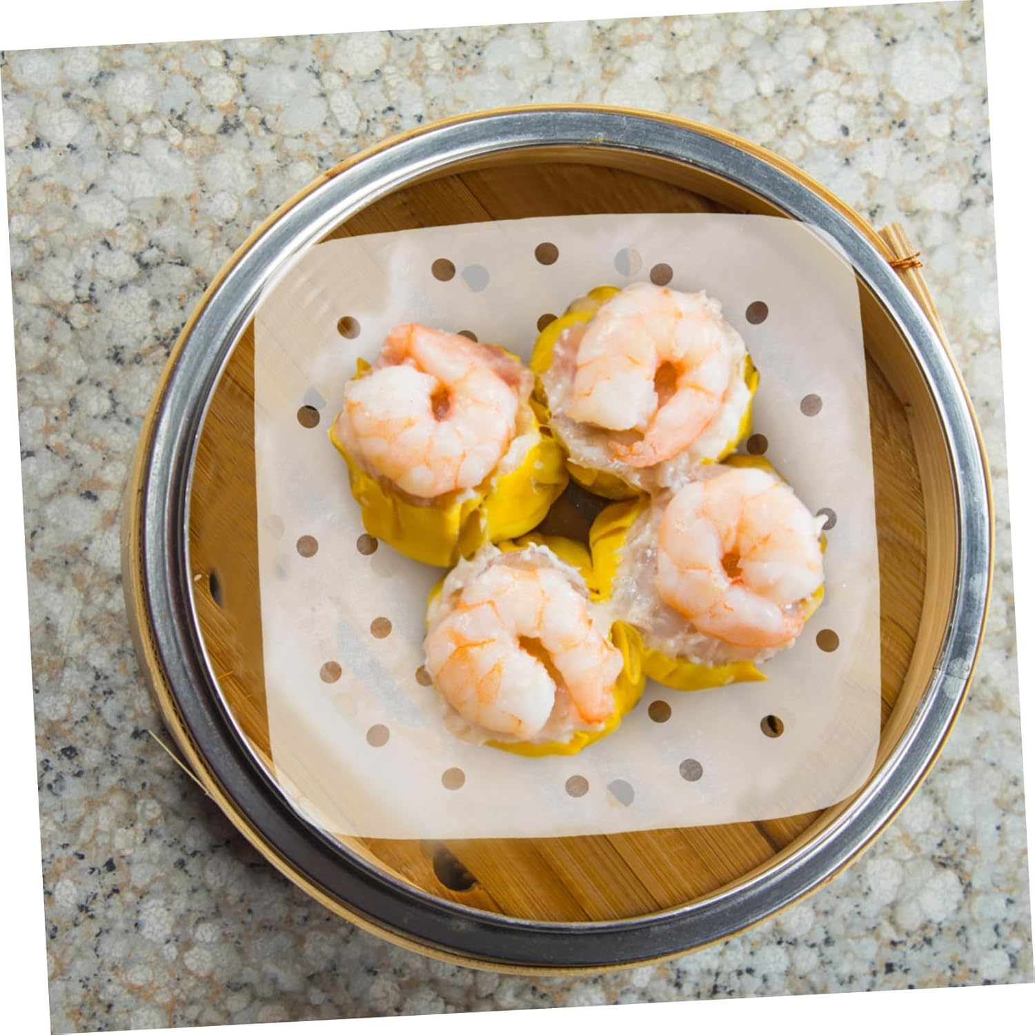 100pcs Air Fryer Paper Liners for Toaster Oven, Convection Oven, Replacement Tray, Accessories Pan, Cookbook - White