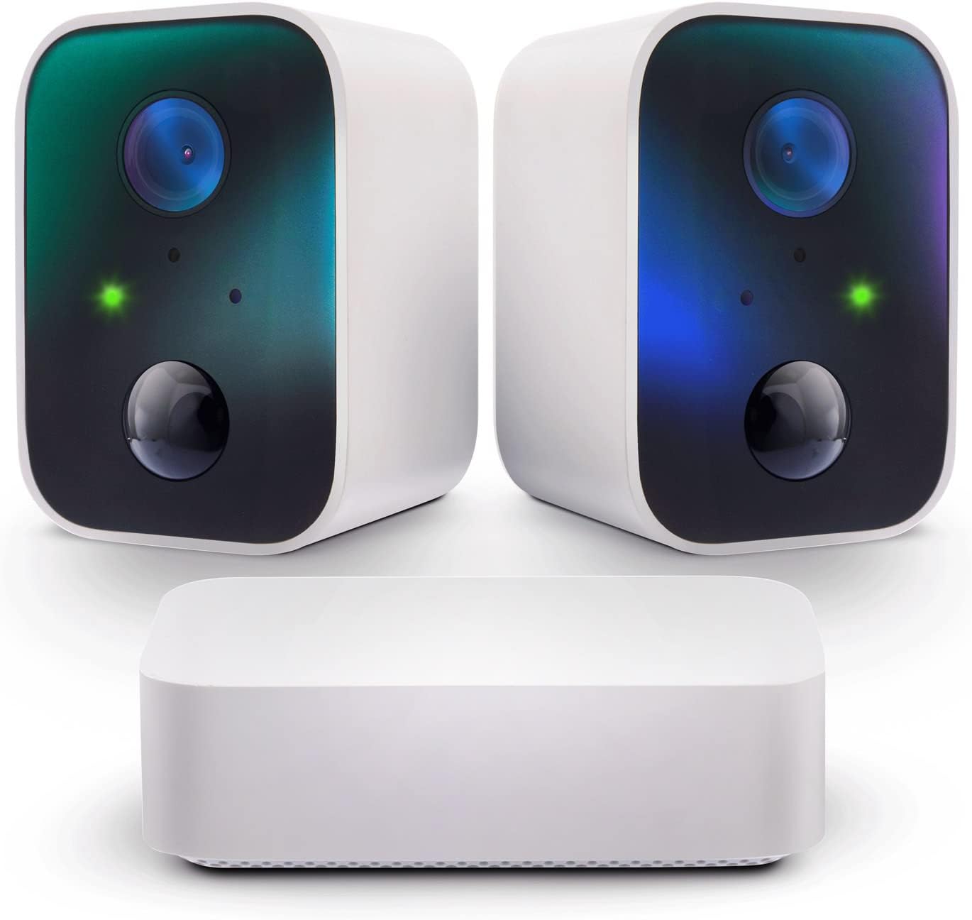 1080p Full HD Outdoor Wi-Fi Battery-Operated Smart Security Cameras System by Home Zone Security