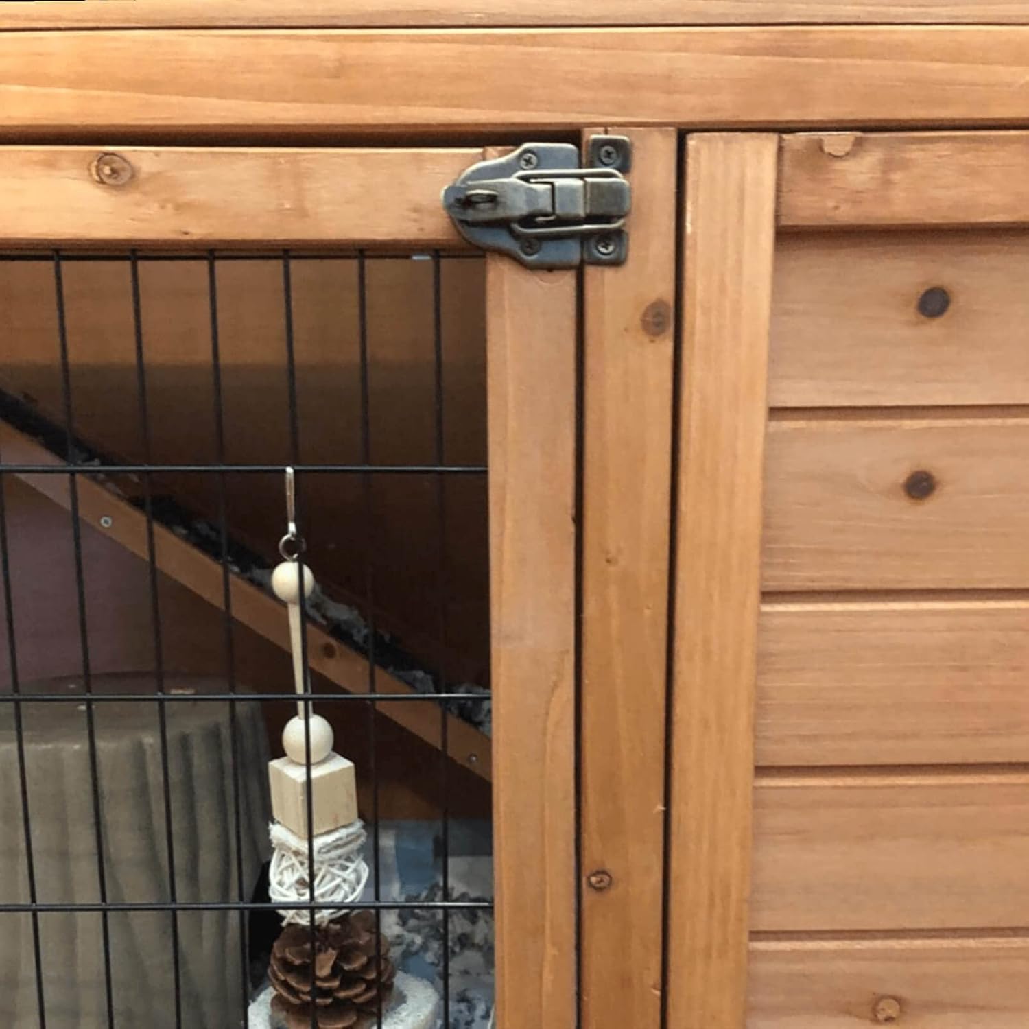 10Pcs Antique Bronze Retro Style Box Toggle Latch with Padlock Hole for Wooden Case - 59x40mm