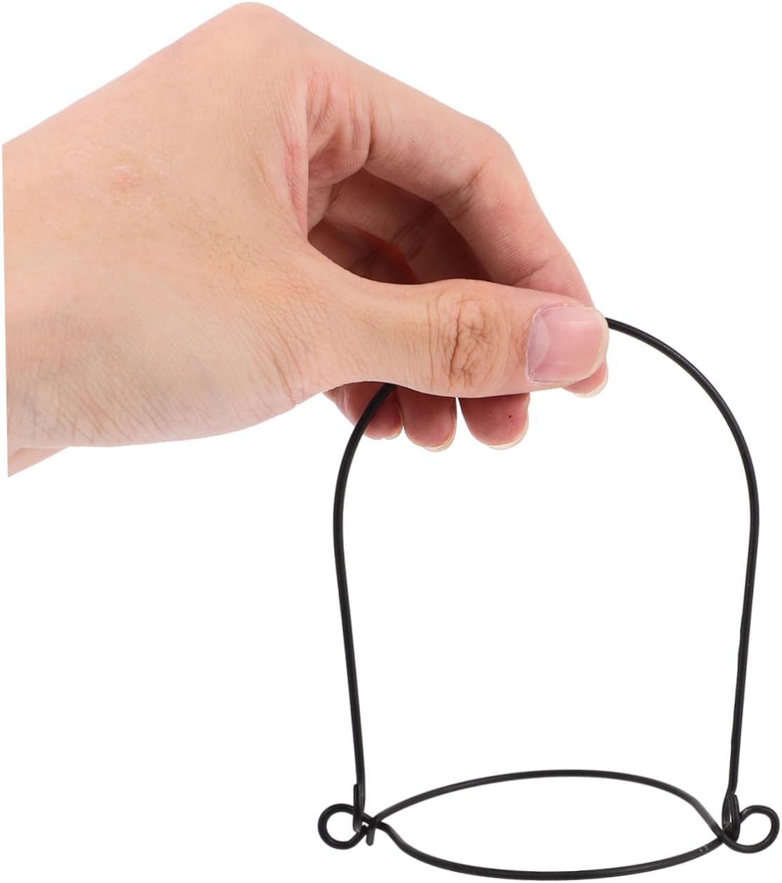 10pcs Set Stainless Steel Mason Jar Hanger for Wide Mouth Jars - Elegant Wire Handles - Wall Mount Canning Jars Holder