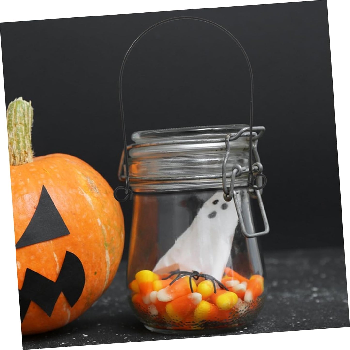 10pcs Set Stainless Steel Mason Jar Hanger for Wide Mouth Jars - Elegant Wire Handles - Wall Mount Canning Jars Holder