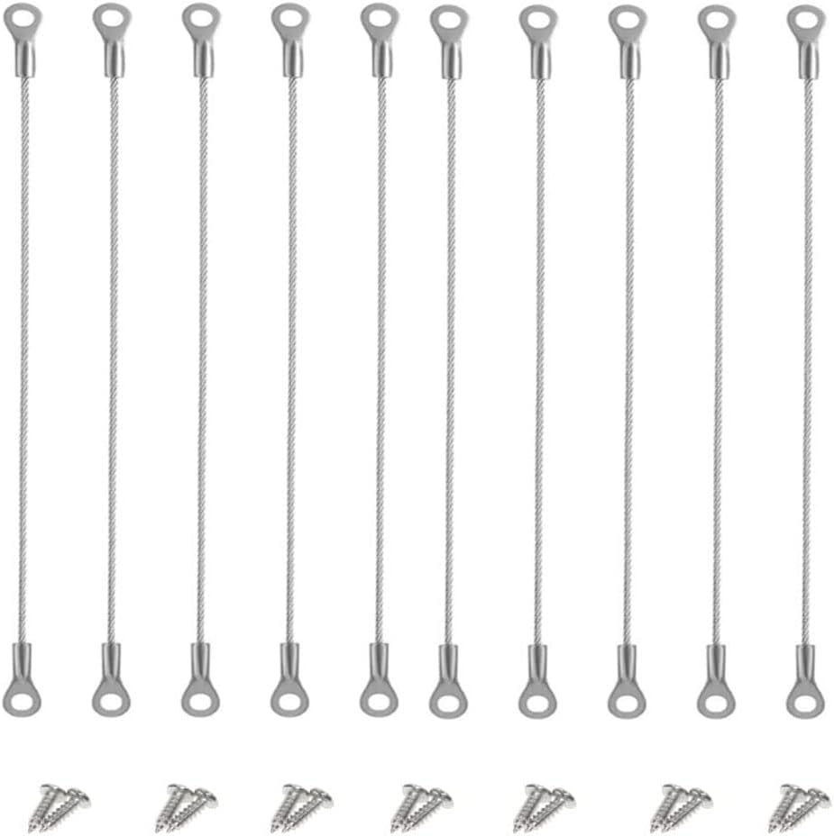 10pcs Tsurpcao Cabinet Door Restraints - 20cm/8inch Door Opening Angle Protectors