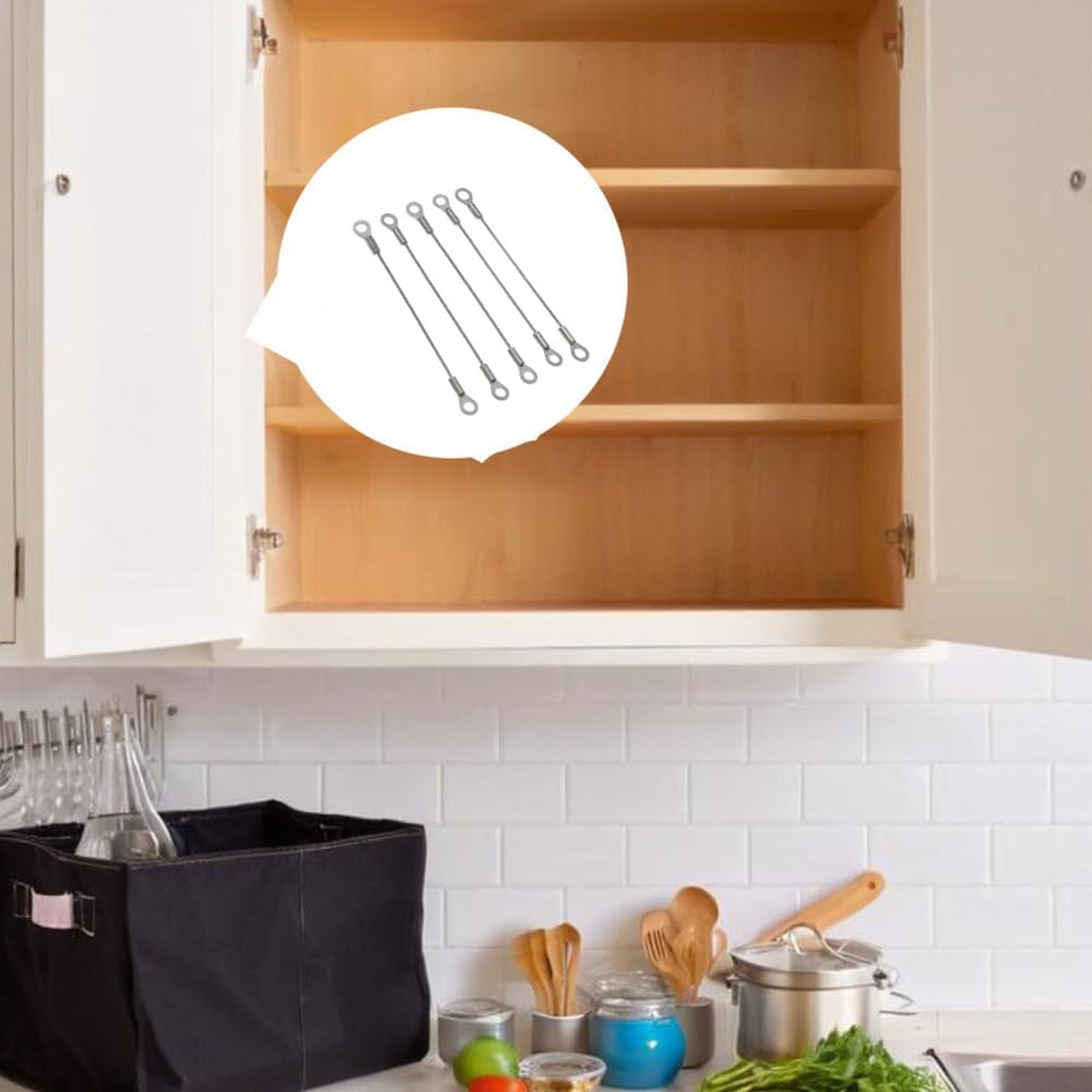 10pcs Tsurpcao Cabinet Door Restraints - 20cm/8inch Door Opening Angle Protectors