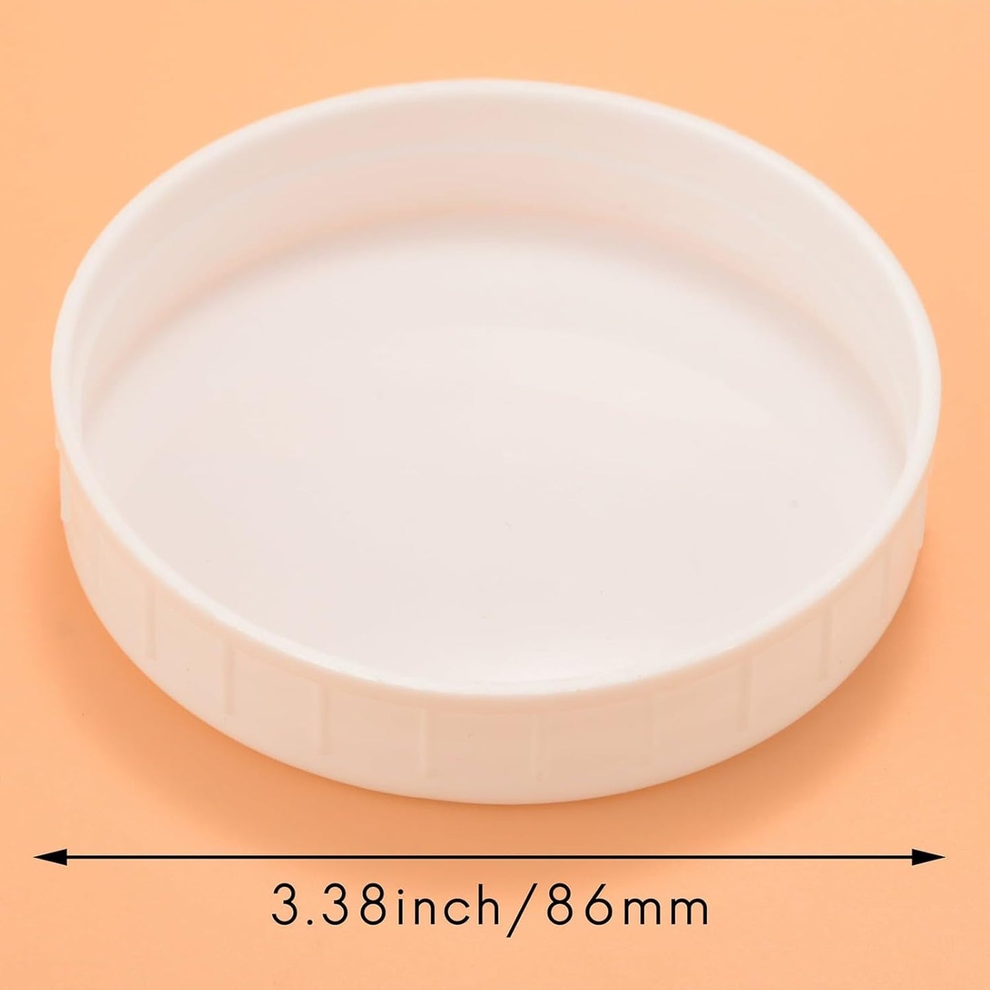10PCS Wide Mouth Plastic Jar Lids for Canning Jars - Leak-Proof, Anti-Scratch Resistant Storage Caps