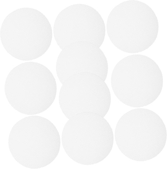 10pcs Yellow Food Grade Silicone Steamer Mats for Bakeware, Stove, Oven - Reusable Non-Stick Liners & Racks - Instant Stove Topper Adapter