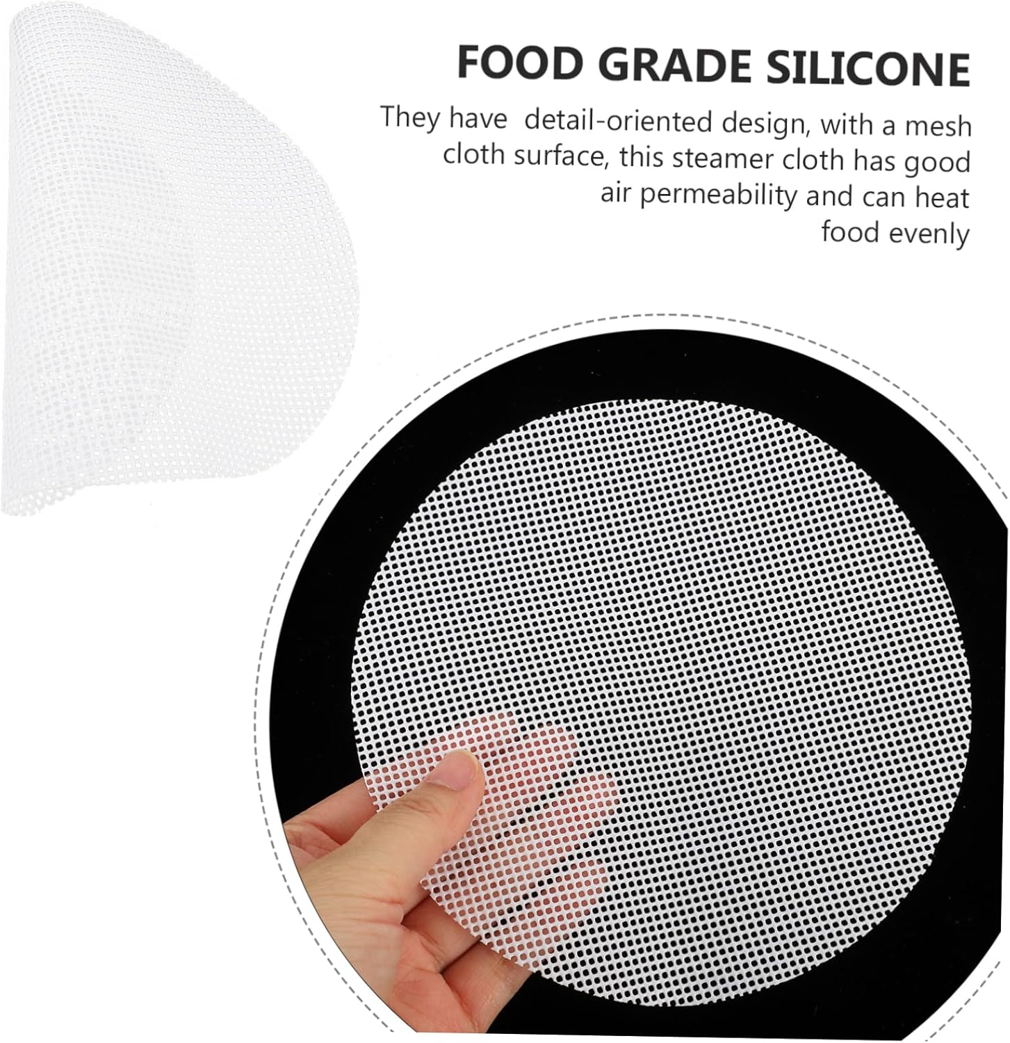 10pcs Yellow Food Grade Silicone Steamer Mats for Bakeware, Stove, Oven - Reusable Non-Stick Liners & Racks - Instant Stove Topper Adapter