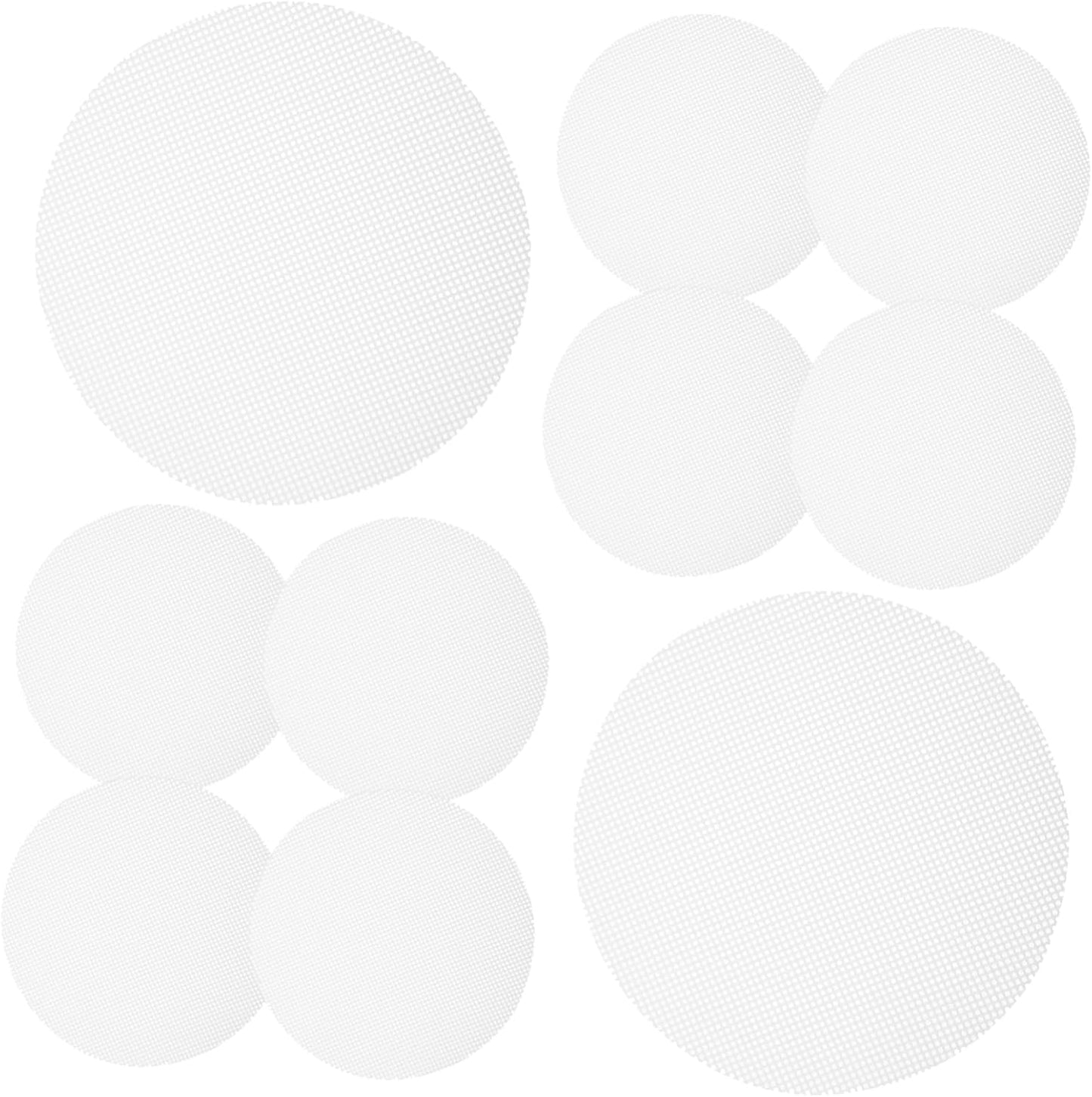 10pcs Yellow Silicone Steamer Mat Set for Electric Stove, Oven, Toaster - Reusable Mesh Liners for Bakeware and Inflatables