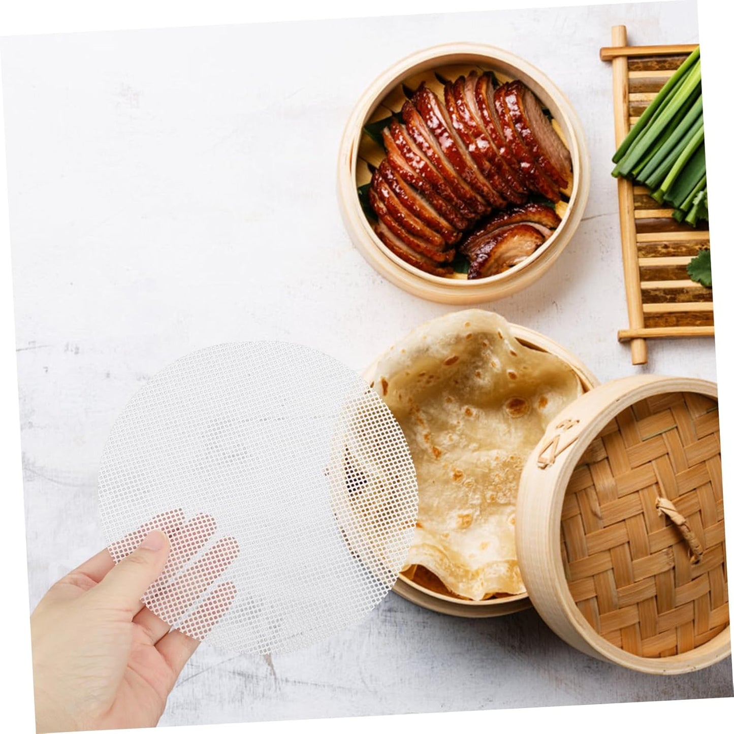 10pcs Yellow Silicone Steamer Mat Set for Electric Stove, Oven, Toaster - Reusable Mesh Liners for Bakeware and Inflatables