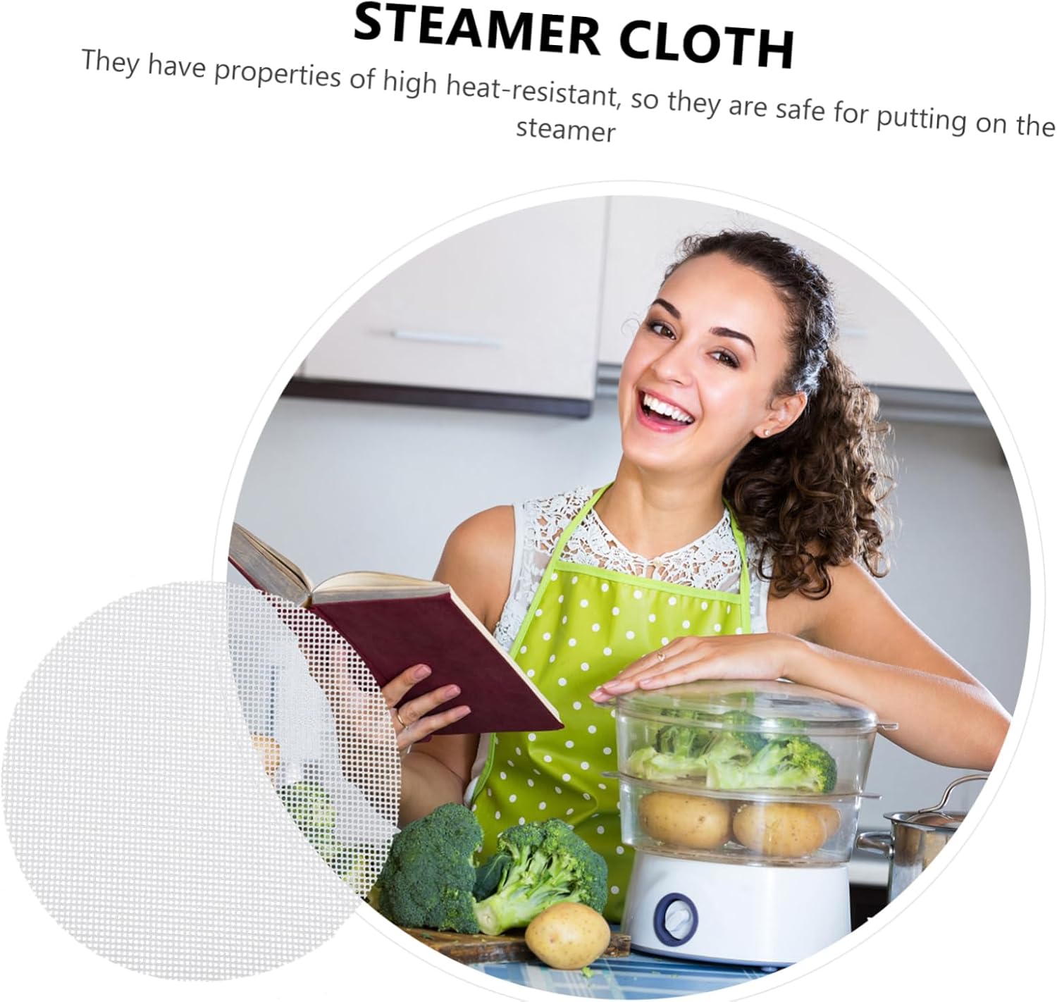 10pcs Yellow Silicone Steamer Mat Set for Electric Stove, Oven, Toaster - Reusable Mesh Liners for Bakeware and Inflatables