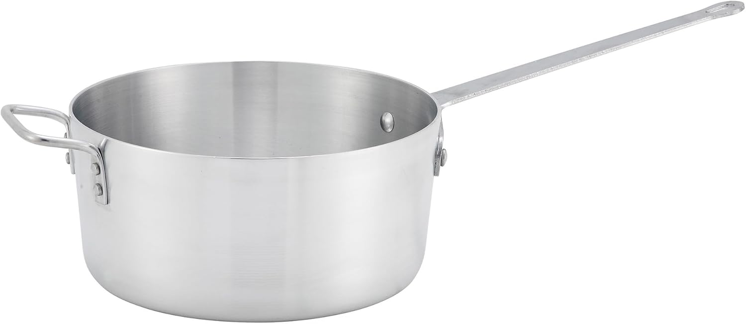 10qt Aluminum Sauce Pan - 3mm Thickness by Winware
