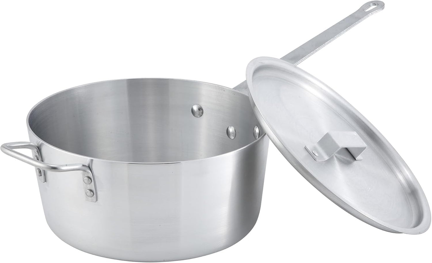 10qt Aluminum Sauce Pan - 3mm Thickness by Winware