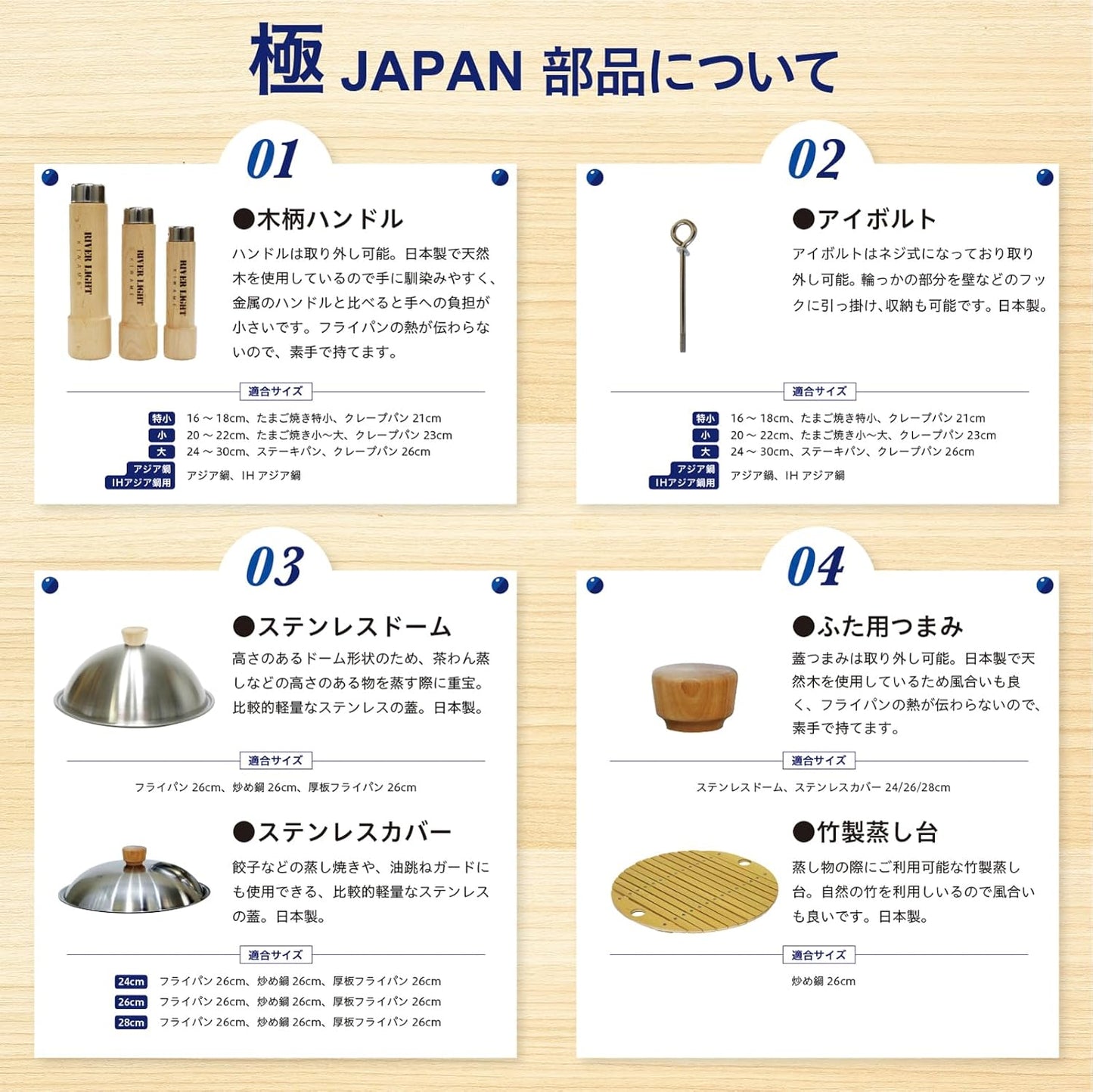 11 Inch River Light Iron Frying Pan from Japan - Induction Compatible and Made in Japan