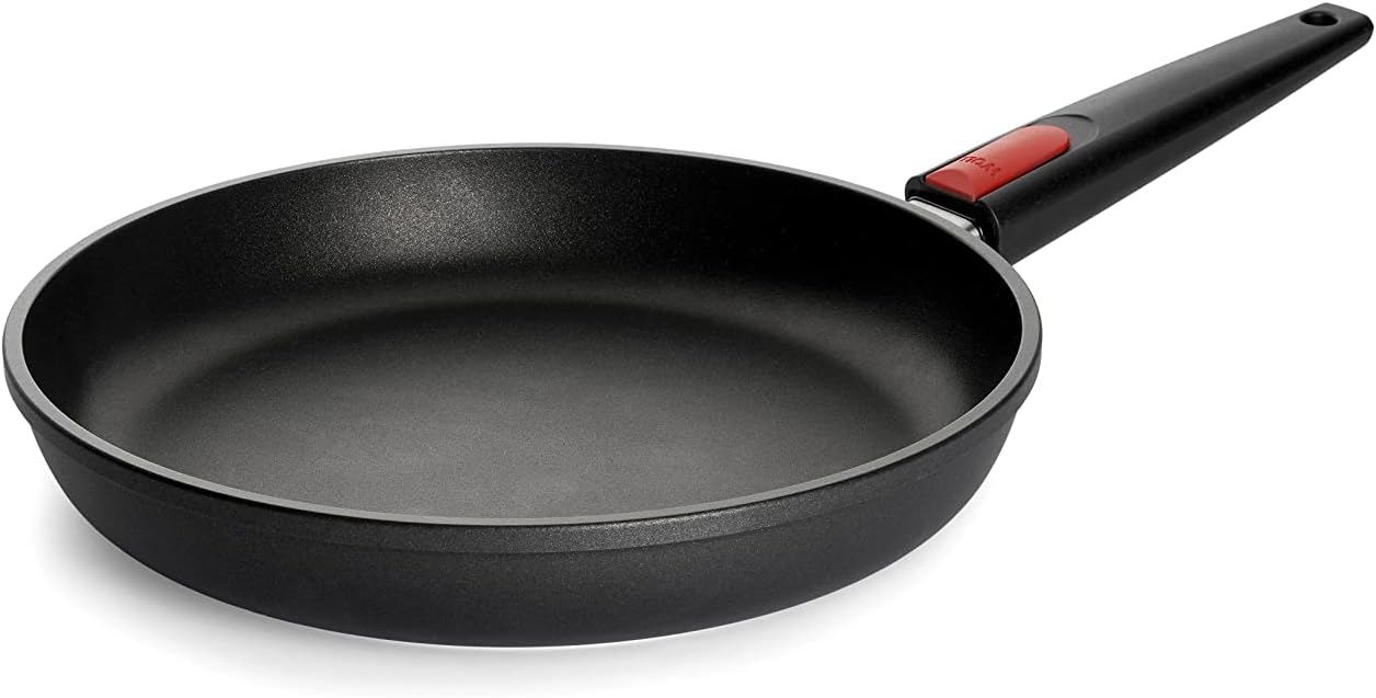 11 Inch Woll Induction Fry Pan with Removable Handle - Non-Stick Coating, Dishwasher Safe