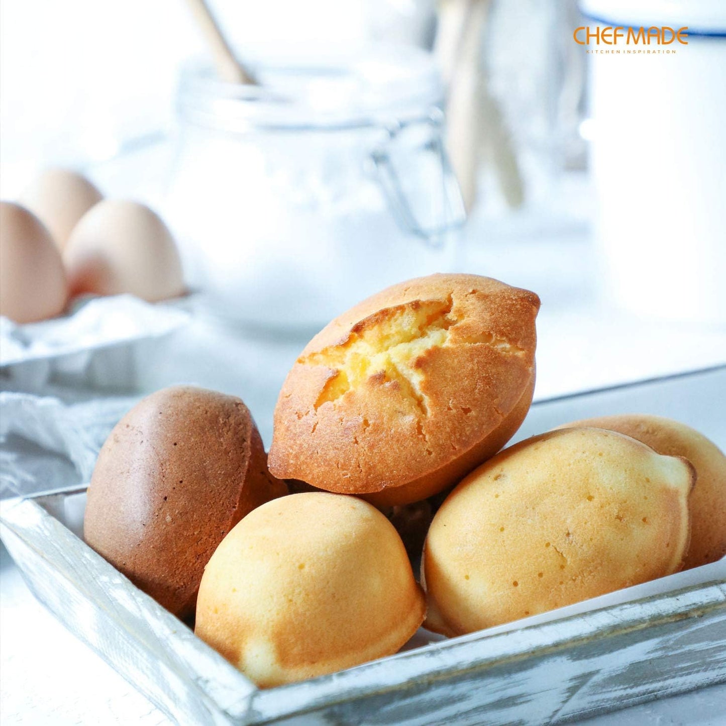 12-Cavity Non-Stick Lemon-Shaped Muffin Cake Pan for Oven Baking - Champagne Gold