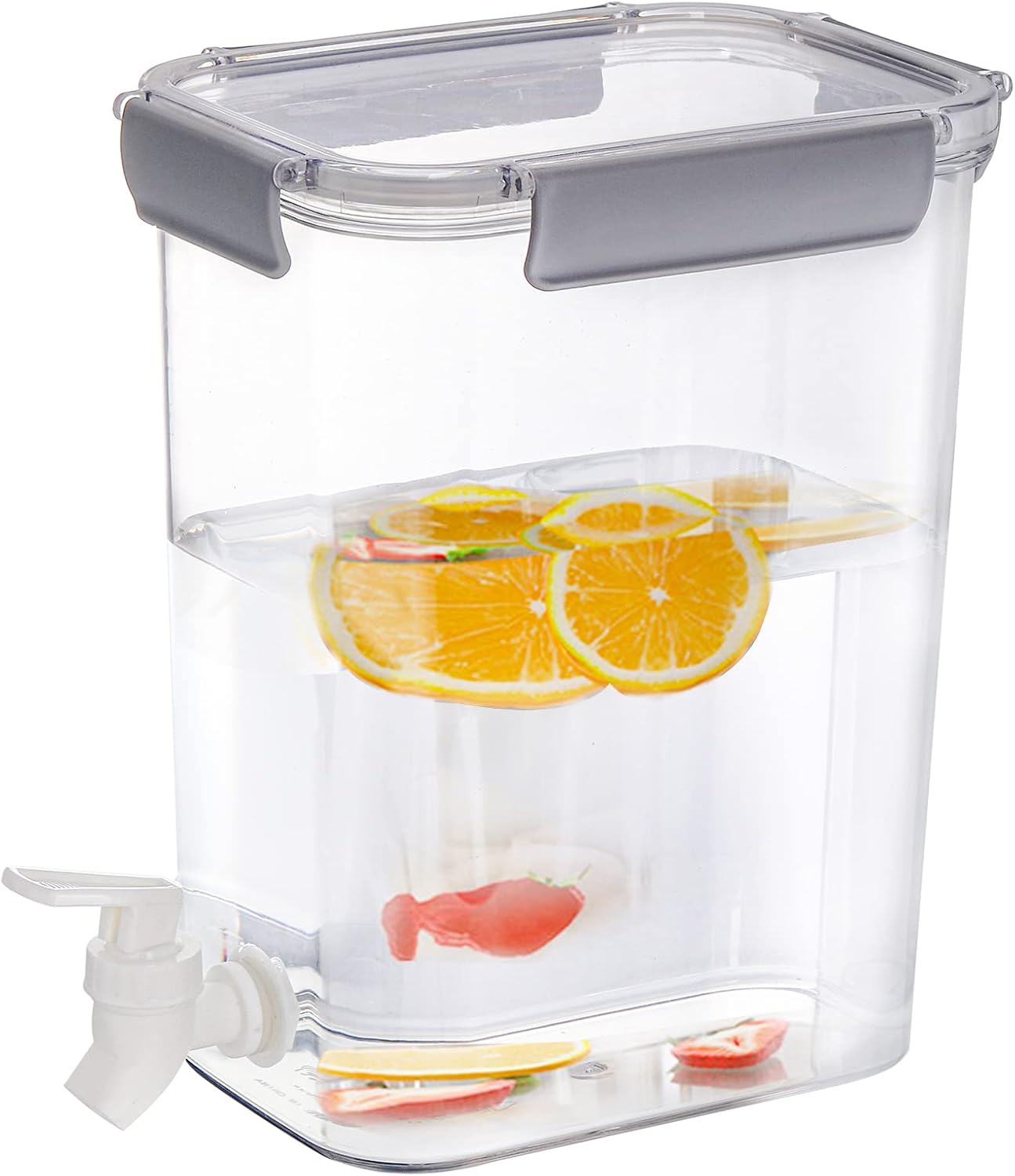 1.2 Gallon Plastic Drink Dispenser with Spigot - Ideal for Iced Tea, Lemonade, and More