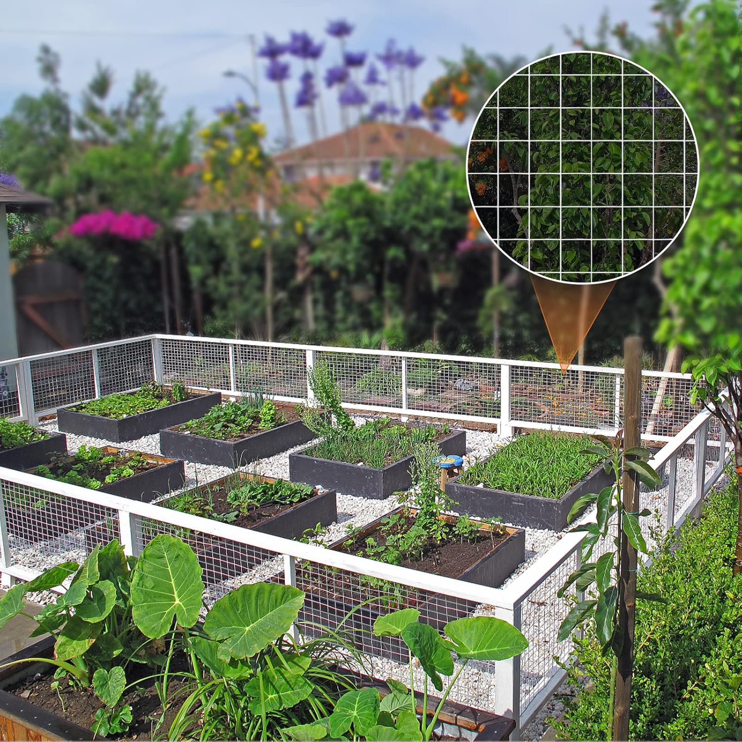 1/2" Hardware Cloth 48"x100' 19 Gauge Galvanized Welded Wire Fencing for Chicken Coops, Plant Supports, Poultry Cages, and More - WildKart