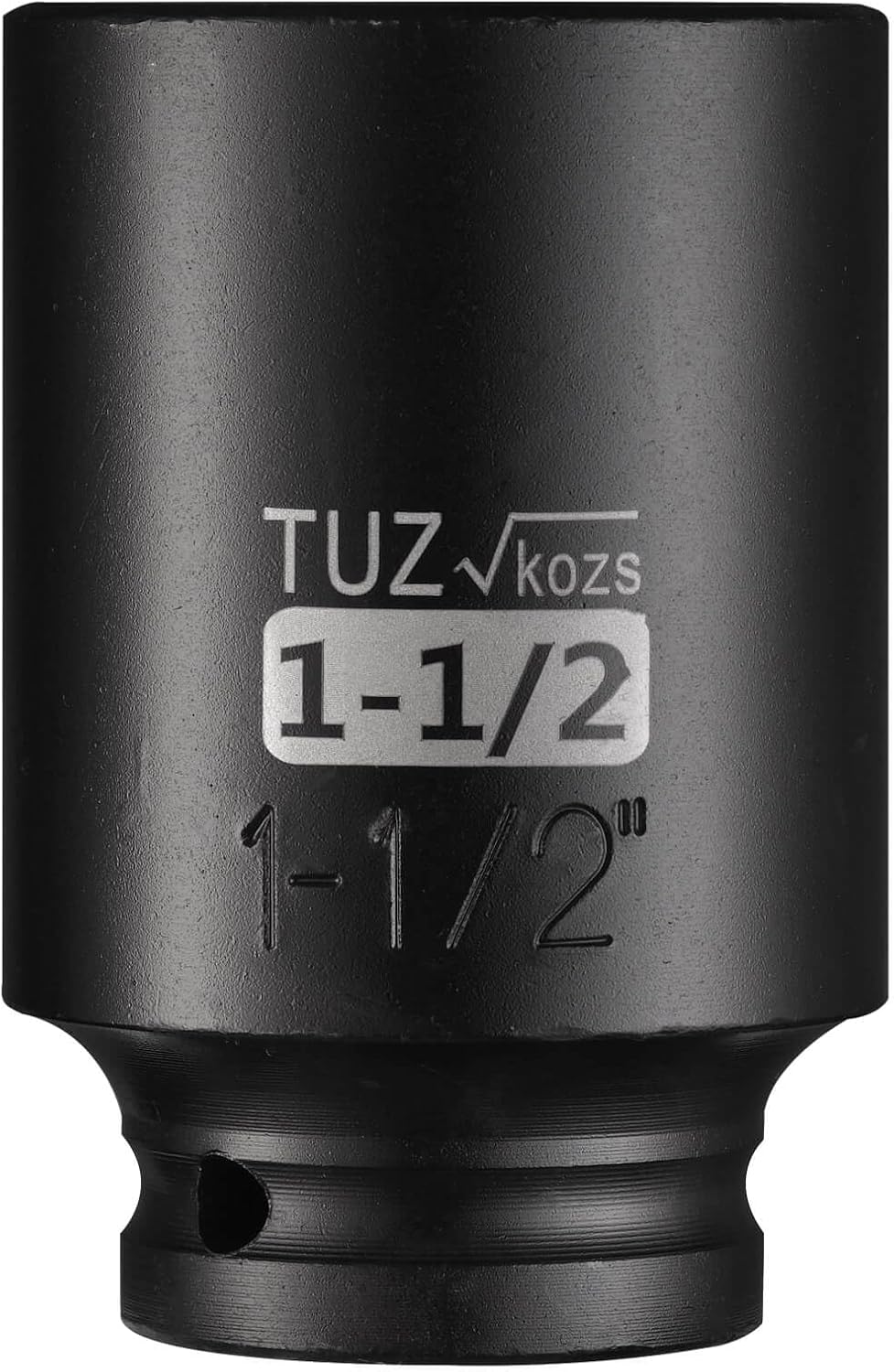 1/2-Inch Drive 1-1/2 Deep Impact Hex Socket - Metric, 6-Point Design, Chrome Moly Steel