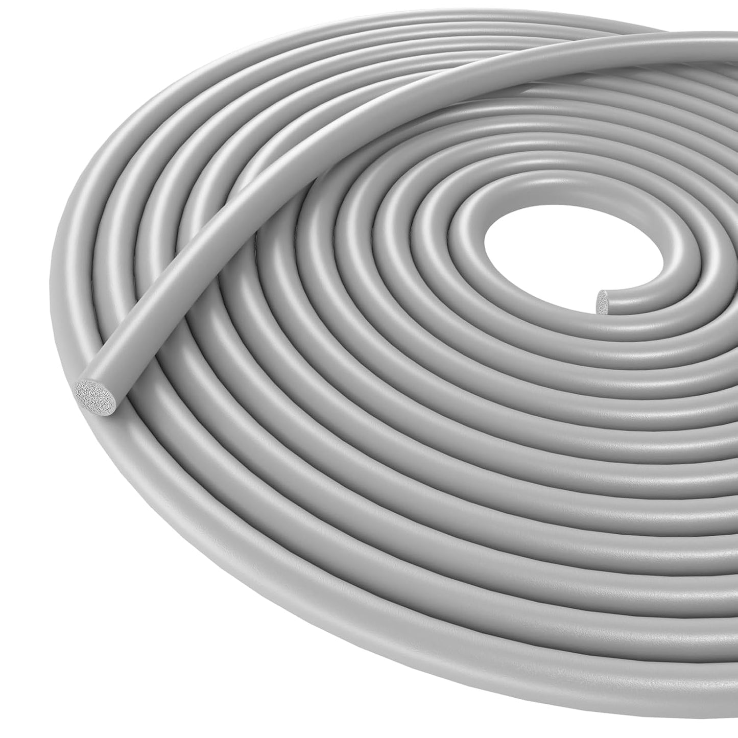 1/2 Inch EPDM Rubber Backer Rod Joint Filler for Concrete Cracks - 16.4 Ft Length