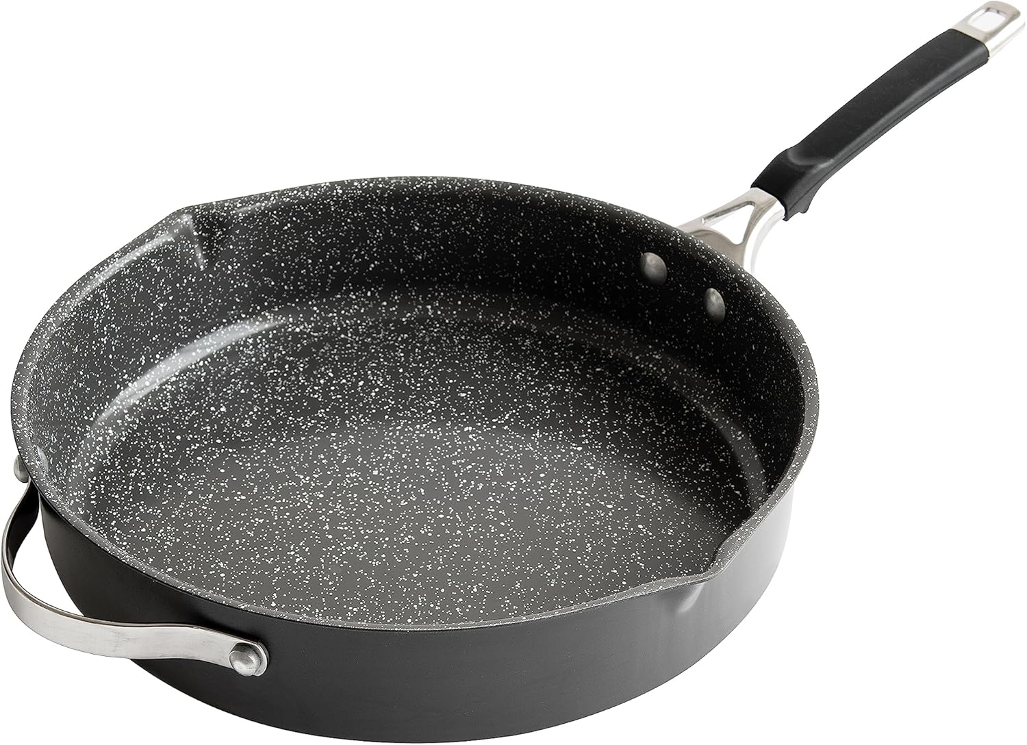 12-Inch Skillet with Ceramic Coating by Nordic Ware - Verde Aluminized Steel Cookware