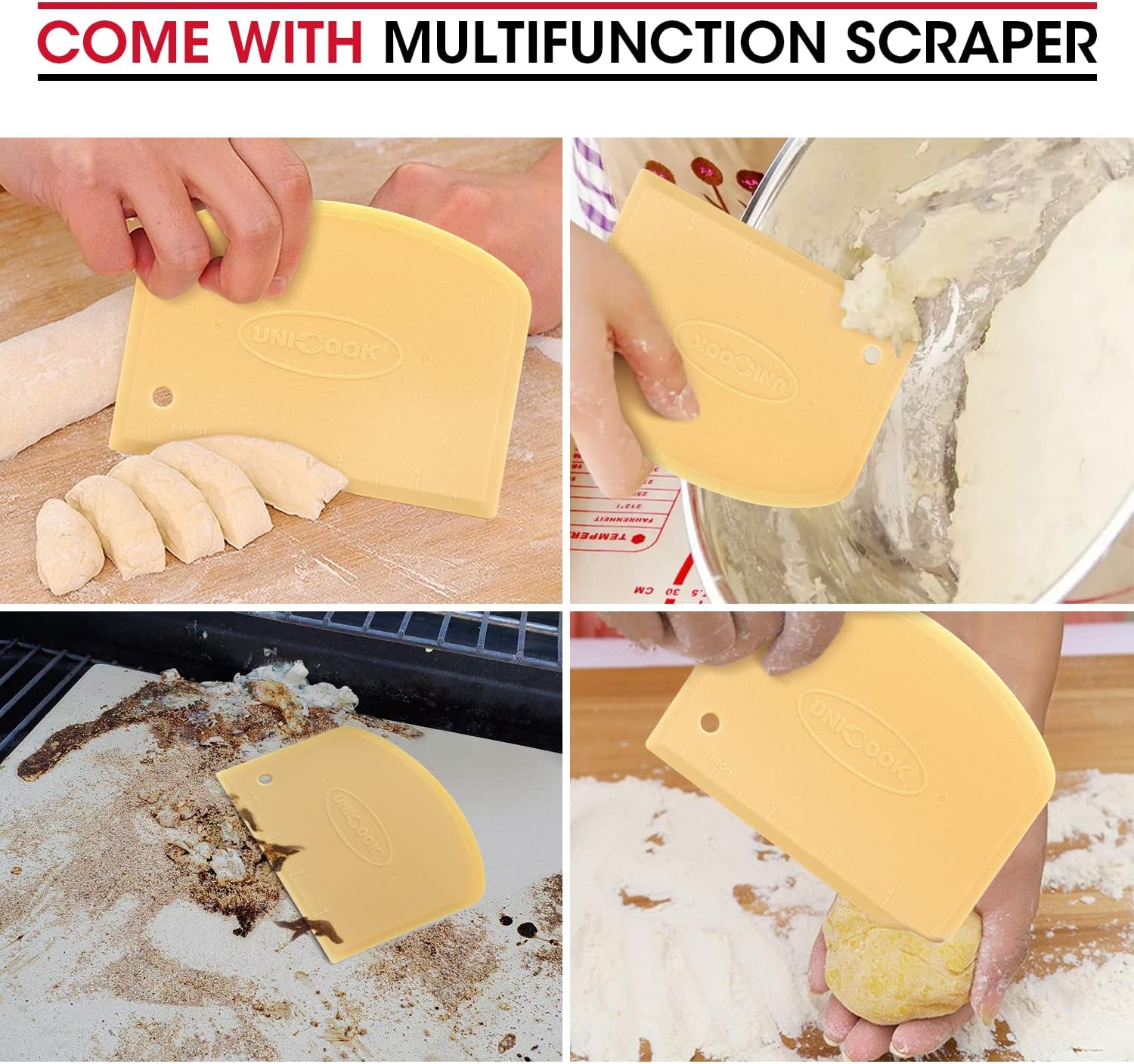 12-inch Square Cordierite Pizza Stone for Oven and Grill - Thermal Shock Resistant Baking Pan for Crispy Crust Pizzas, Bread, Cookies, and More